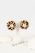 Boucles d'oreilles camélia Chanel