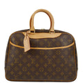 Louis Vuitton 2003 Monogram Deauville Bowling Vanity Handbag M47270