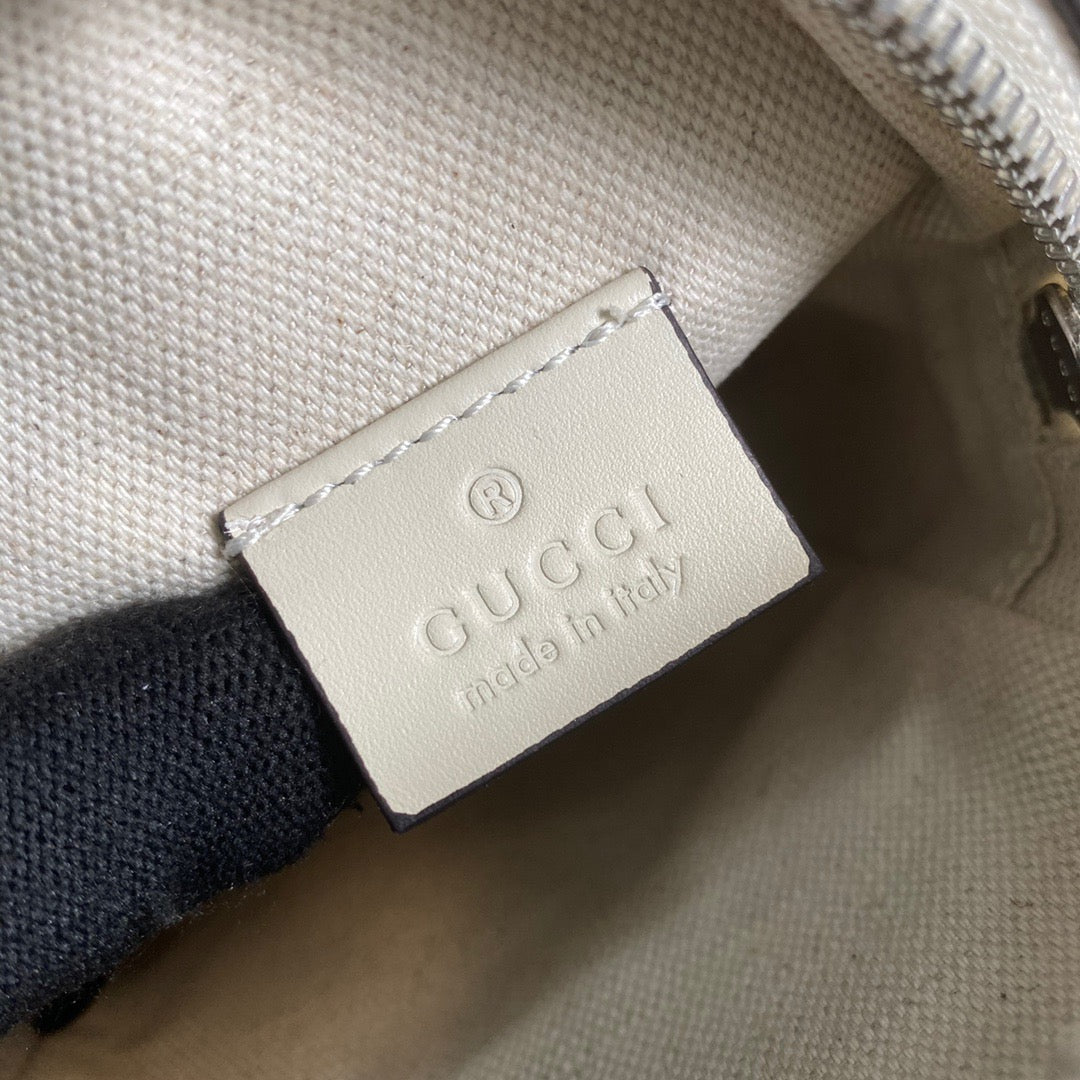 gg Embossed Mini Bag White gg Embossed For Men 6.7in/17cm gg 