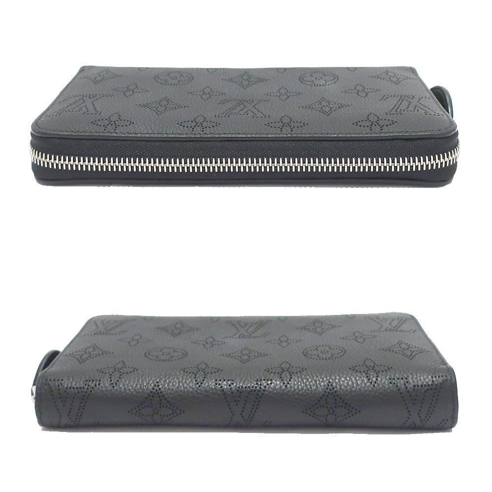 Louis Vuitton Zippie Wallet M61867 Black Silver Wallet Long Wallet  Women Box  Bag