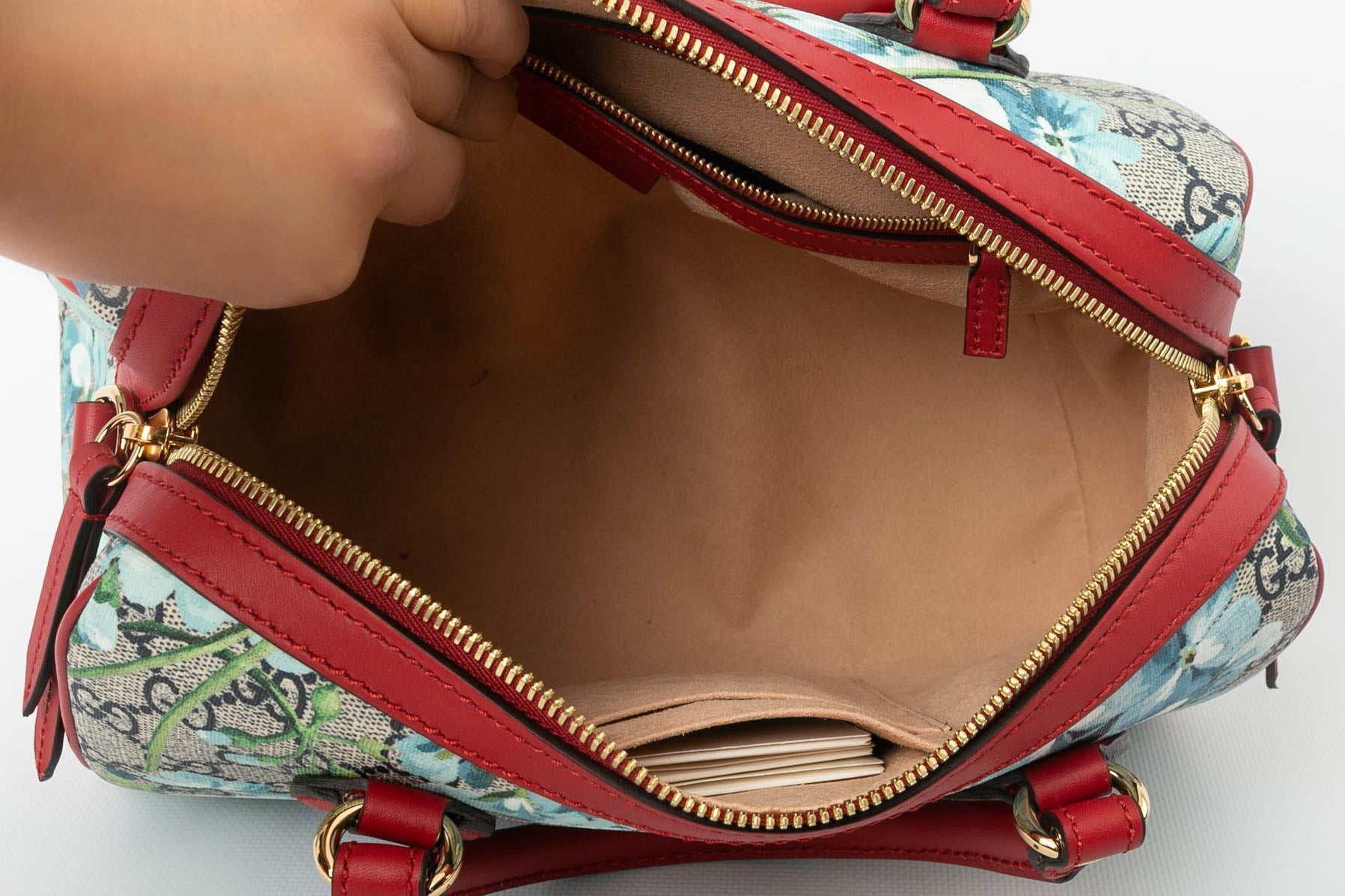 Sac ÃƒÆ’Ã‚Â  main Bowling en toile monogrammÃƒÆ’Ã‚Â©e Gucci