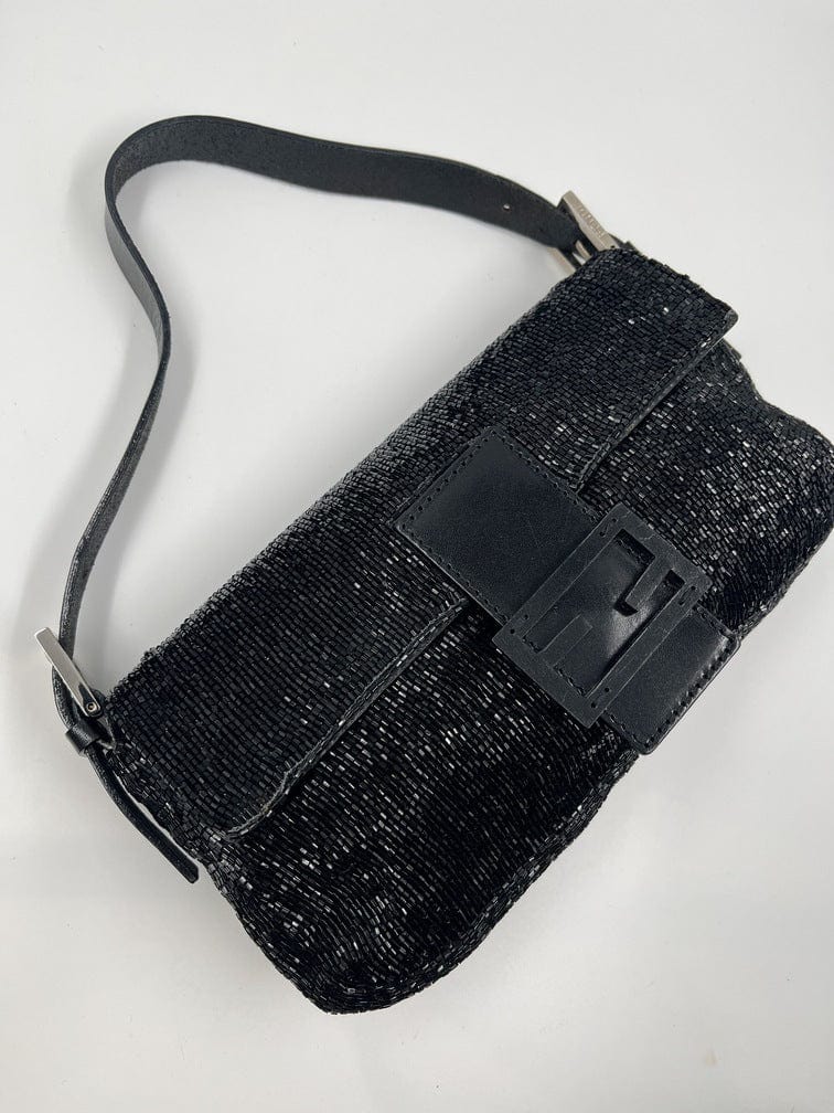 Fendi Sequin Beaded Baguette Bag