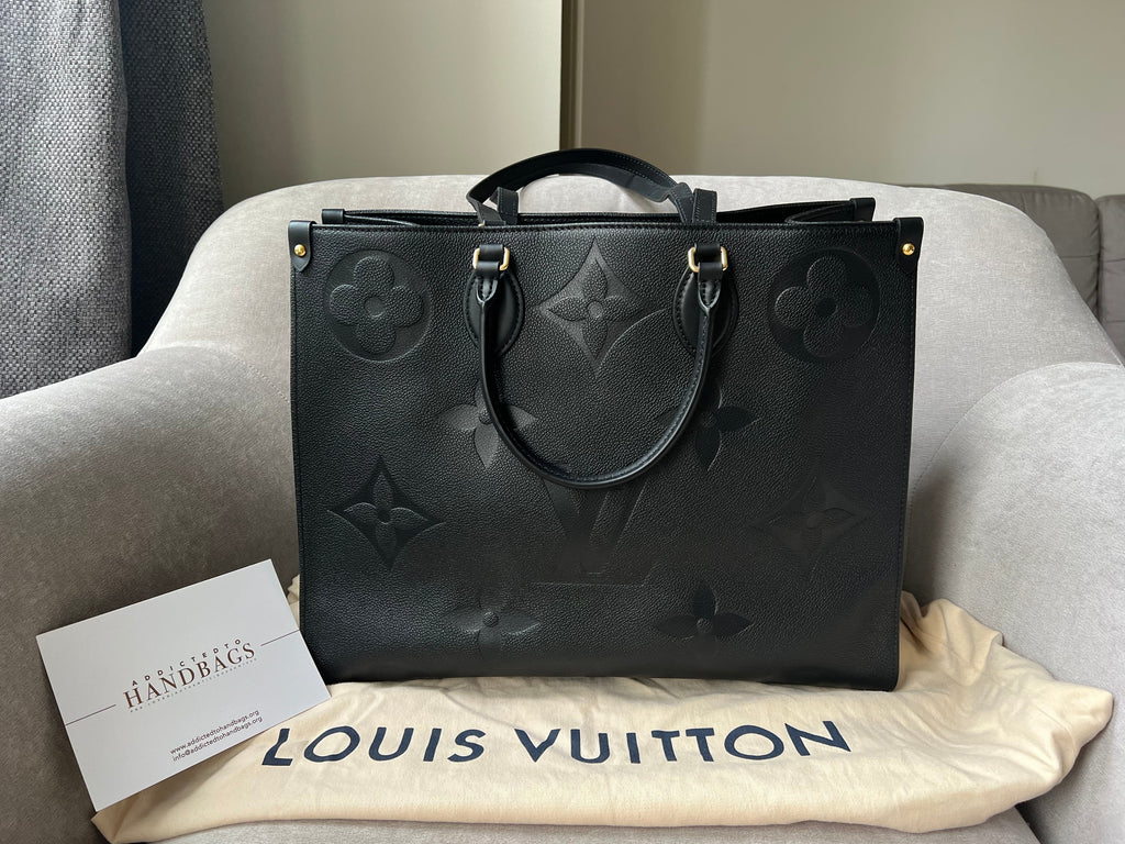 Louis Vuitton On the Go GM Black Empreinte (RRP £2,570)