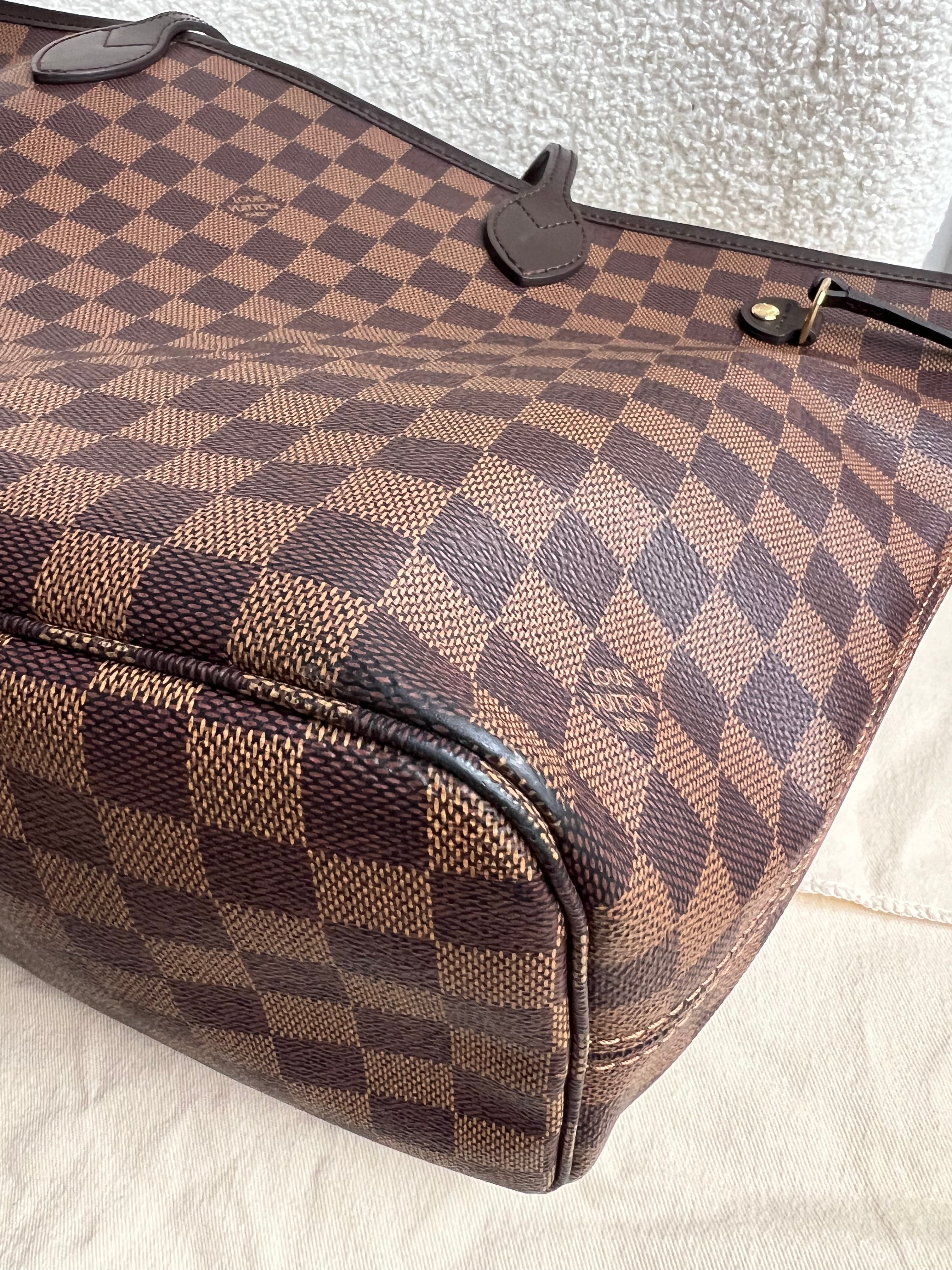 Louis Vuitton Neverfull MM Damier Ebene Cherry Interior (RRP £1,410)