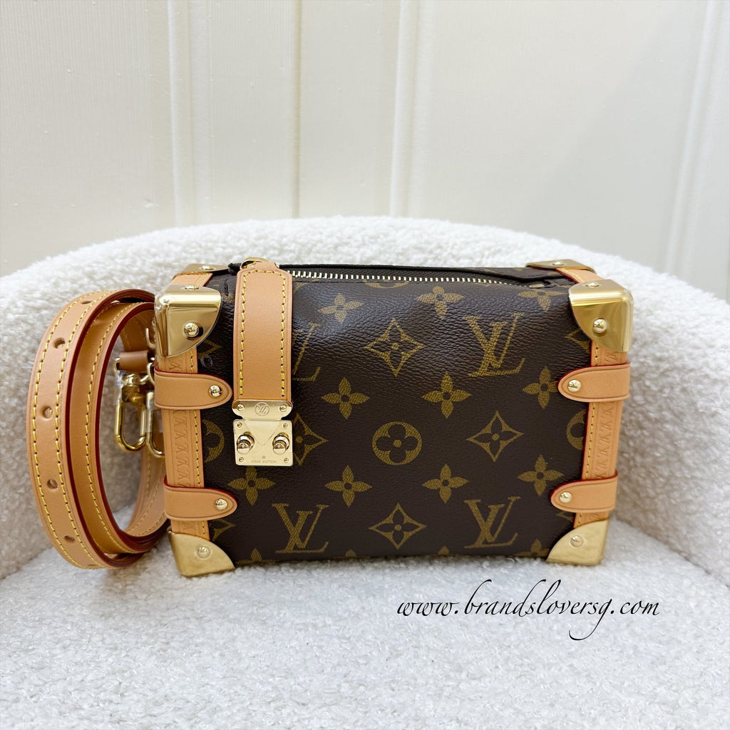 LV Side Trunk PM Bag in Monogram Canvas and GHW