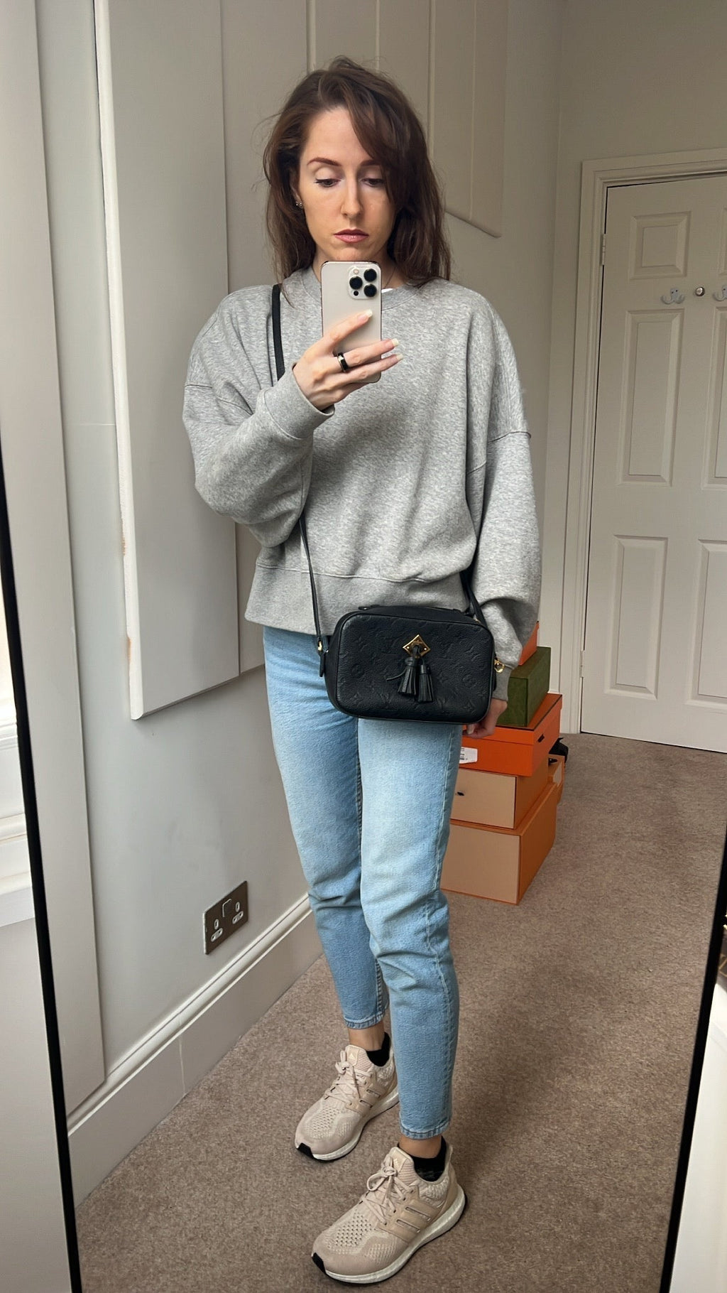 Louis Vuitton Saintonge Black Empreinte (RRP £1520)