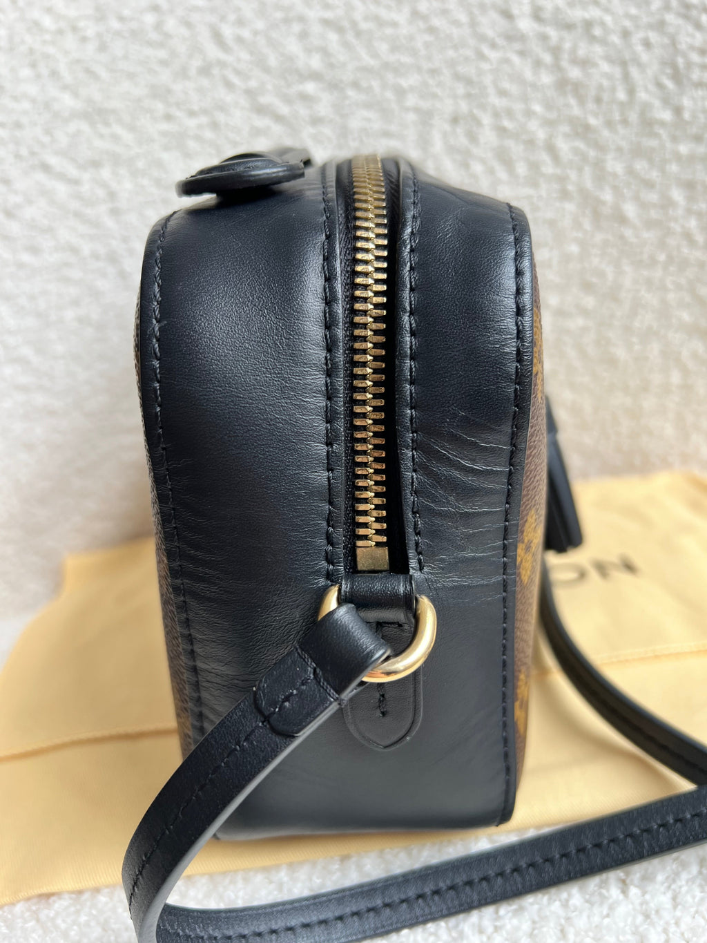 Louis Vuitton Saintonge Black and Monogram