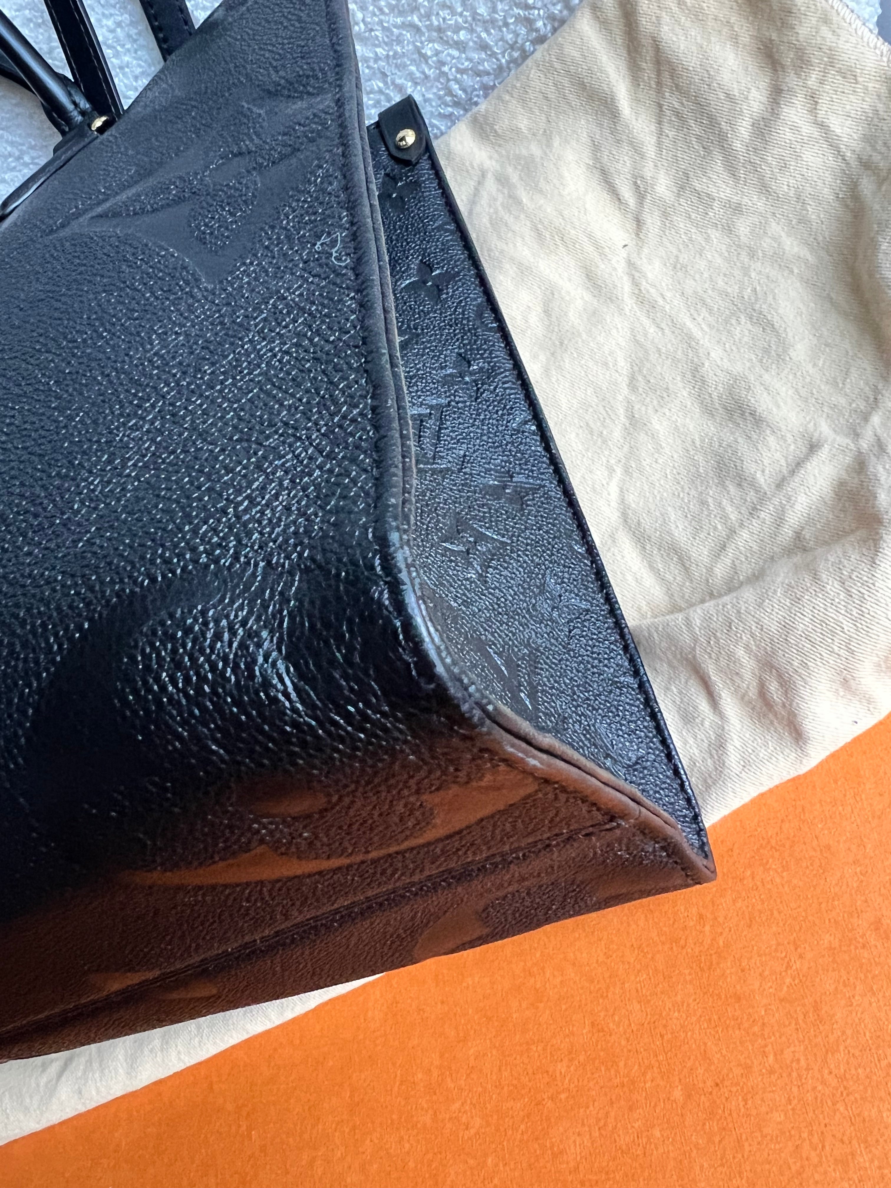 Louis Vuitton On the Go MM Black Empreinte (RRP £2,450)