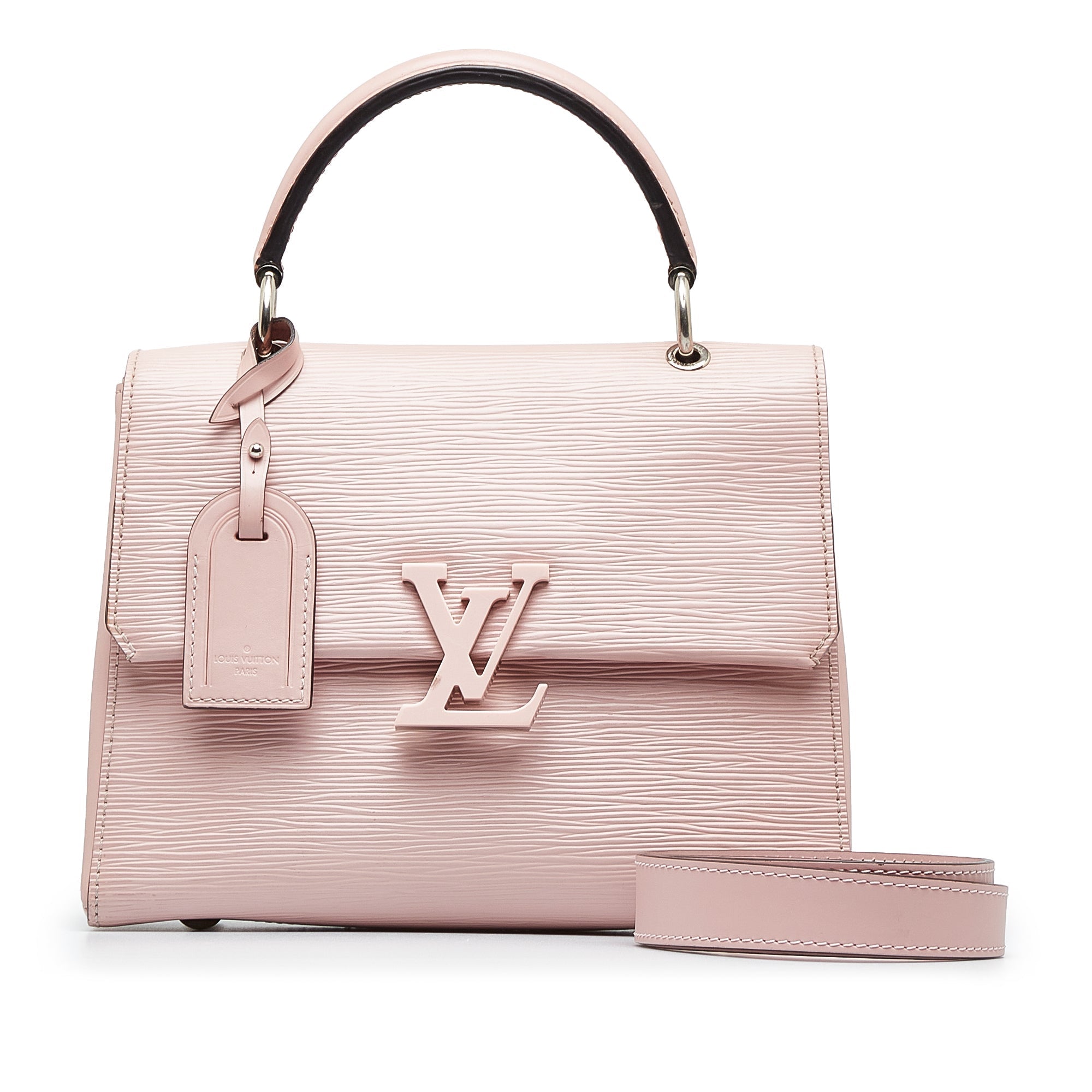 Pink Louis Vuitton Epi Grenelle PM Satchel