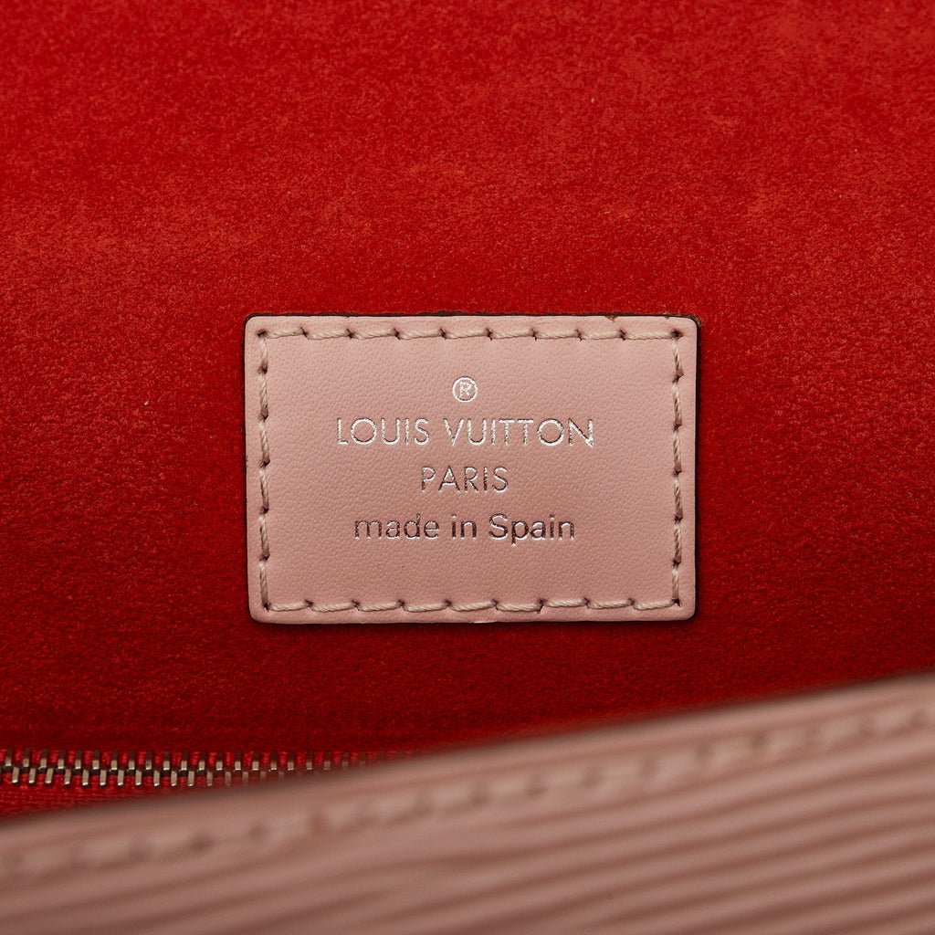 Pink Louis Vuitton Epi Grenelle PM Satchel