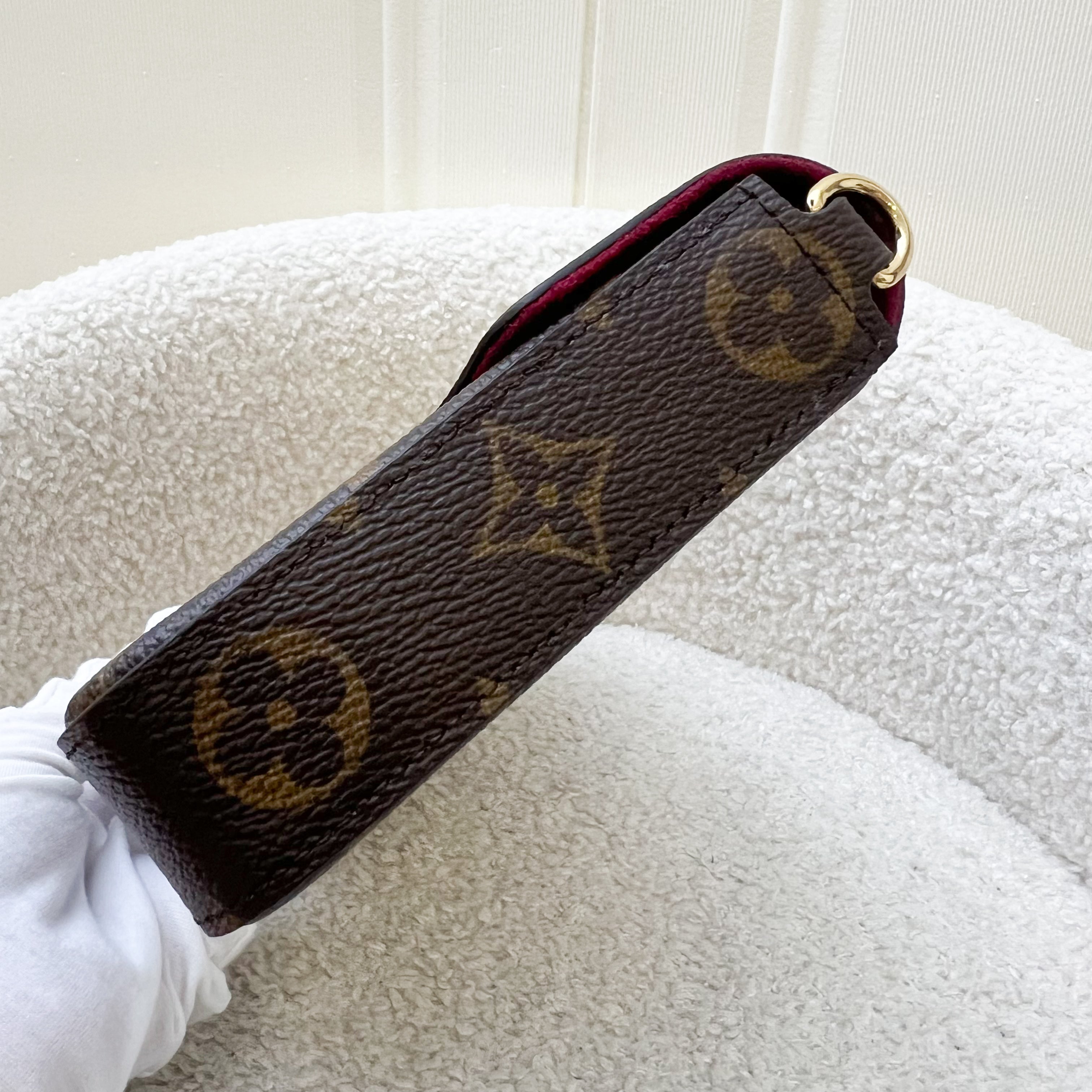 LV Felicie Pochette in Monogram Canvas and GHW