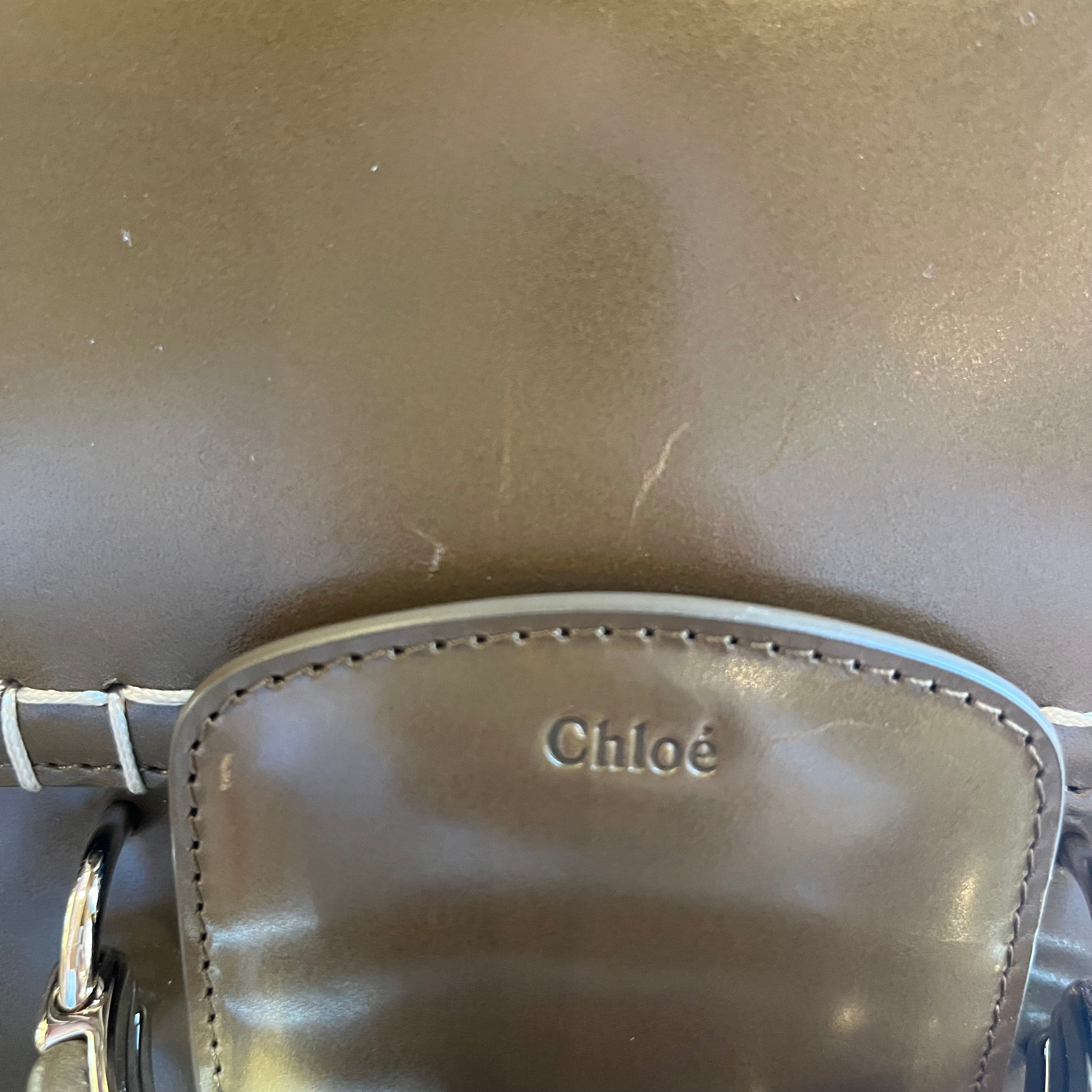 CHLOE Kattie Blanket Stitch Leather Crossbody Bag