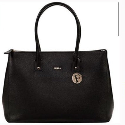 FURLA LINDA Black Tote