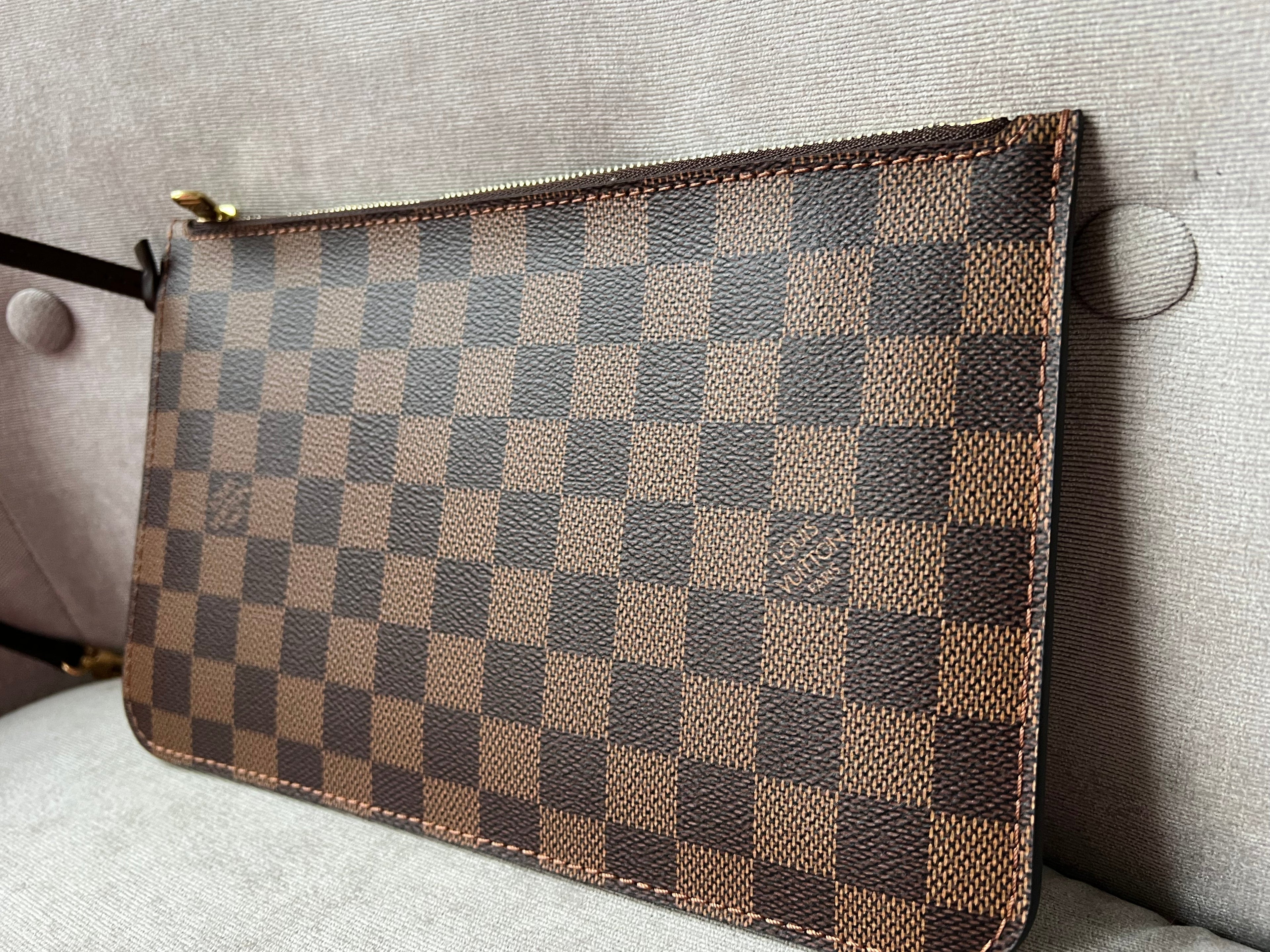 Louis Vuitton Pouch (from Neverfull) in Damier Ebene