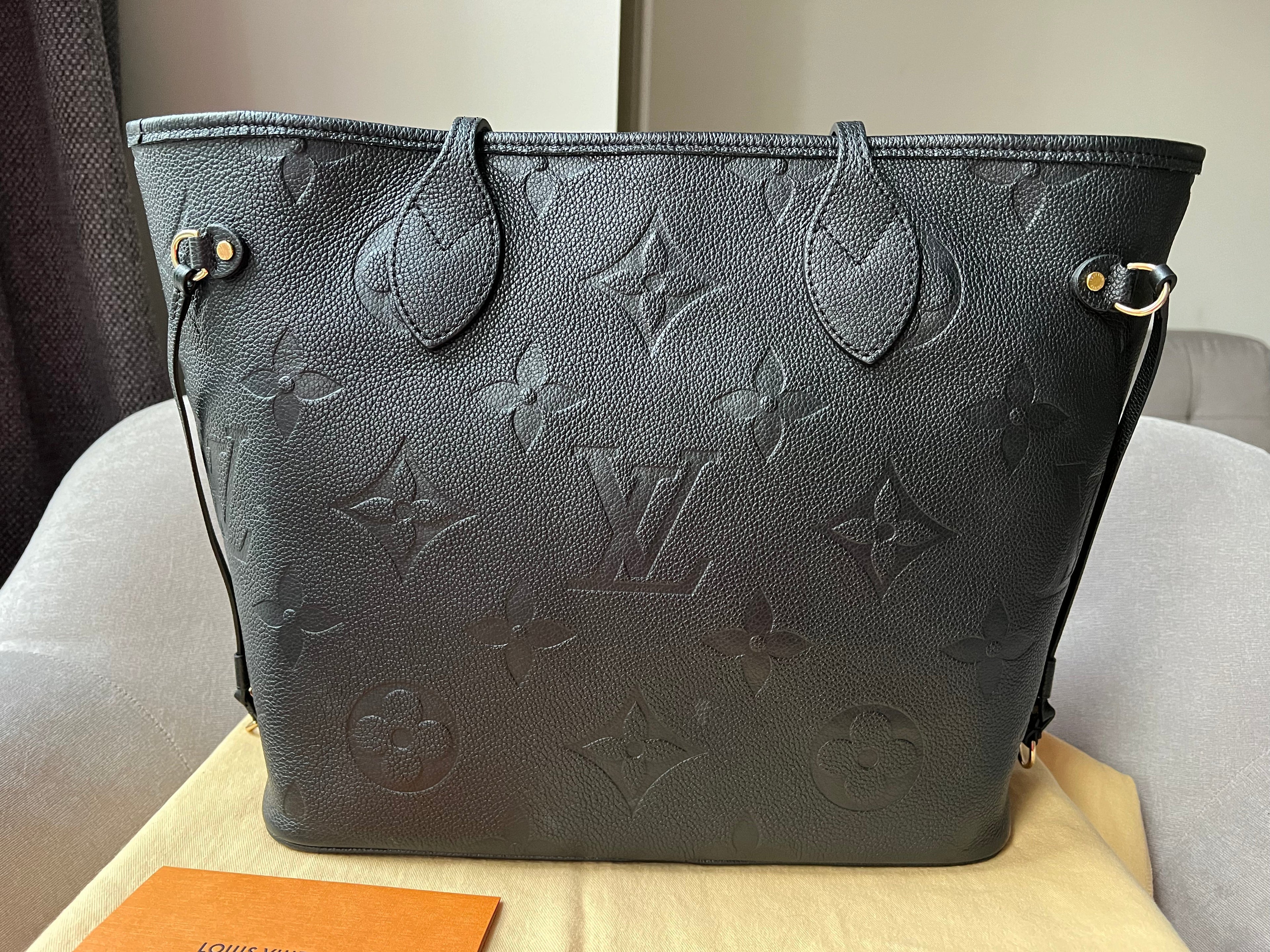 Louis Vuitton Neverfull MM Black Empreinte (RRP £1,940)