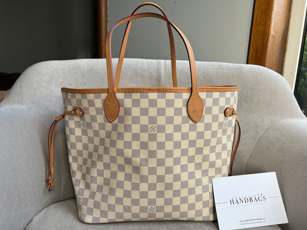 Louis Vuitton Neverfull MM Monogram Damier Azur (RRP £1,410)