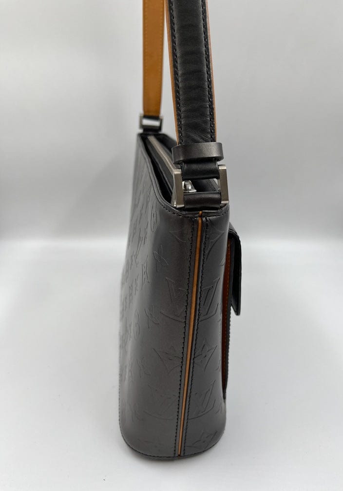 Louis Vuitton Mat Allston Handbag Monogram Vernis