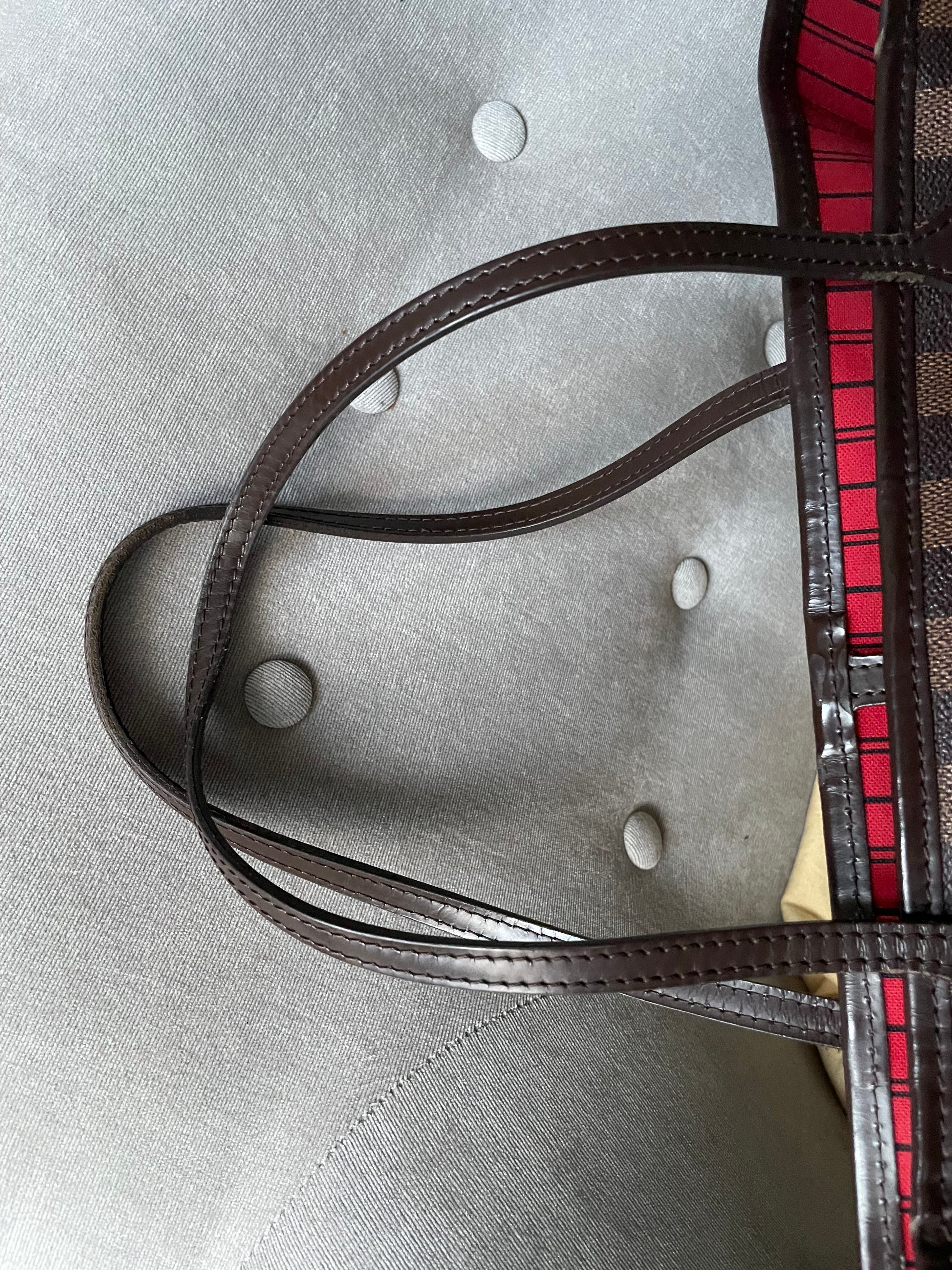 Louis Vuitton Neverfull MM Damier Ebene Cherry Interior (RRP £1,410)