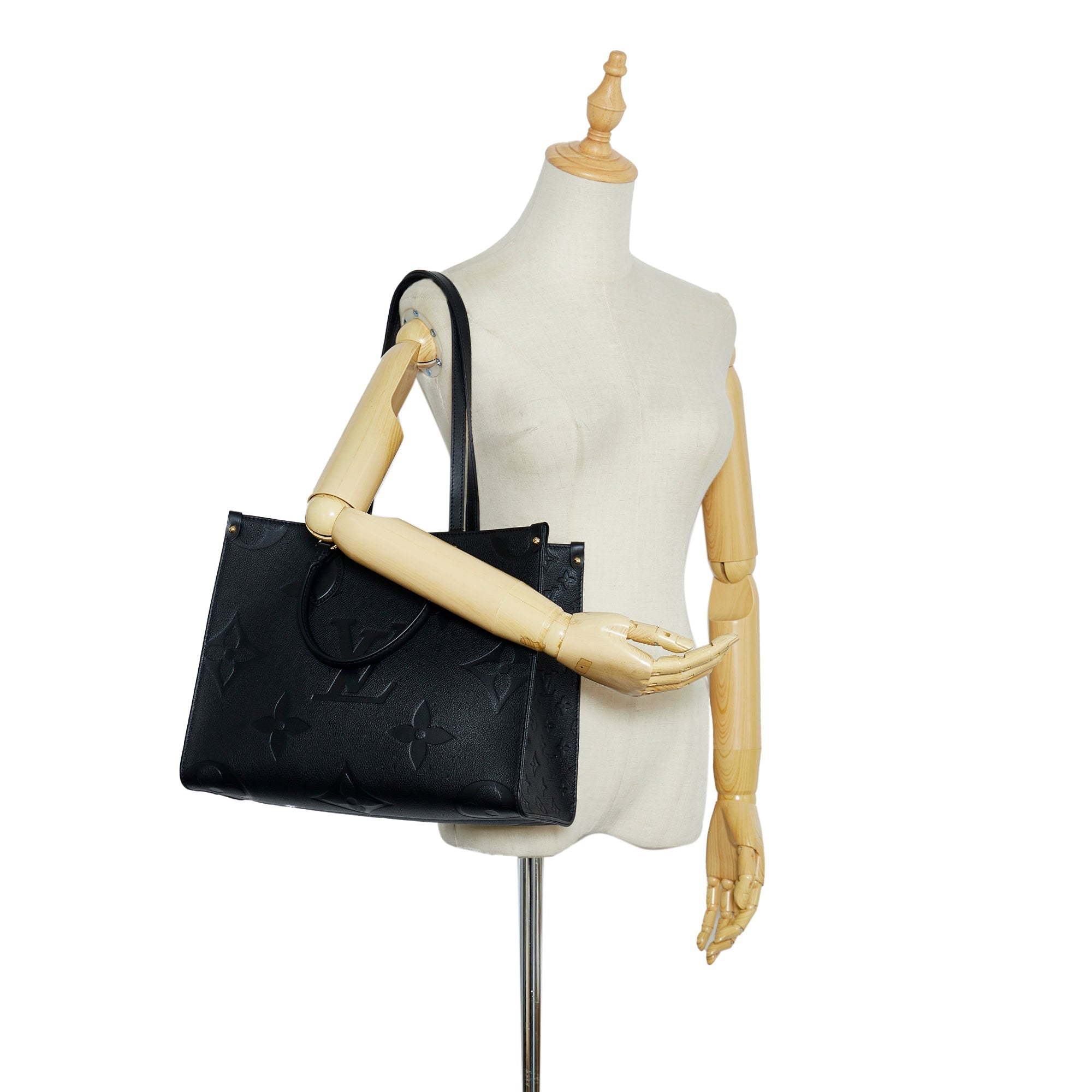 Louis Vuitton Onthego GM Black Monogram Empreinte