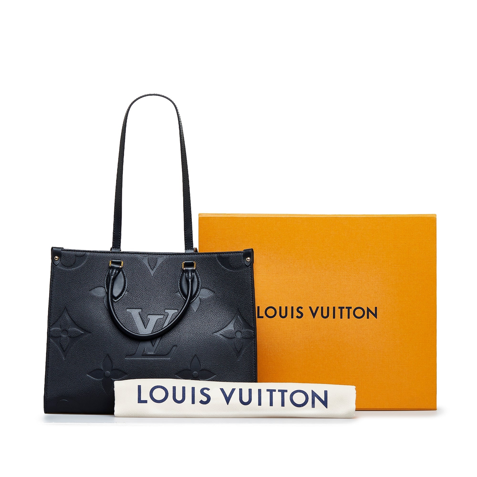 Louis Vuitton Onthego GM Black Monogram Empreinte
