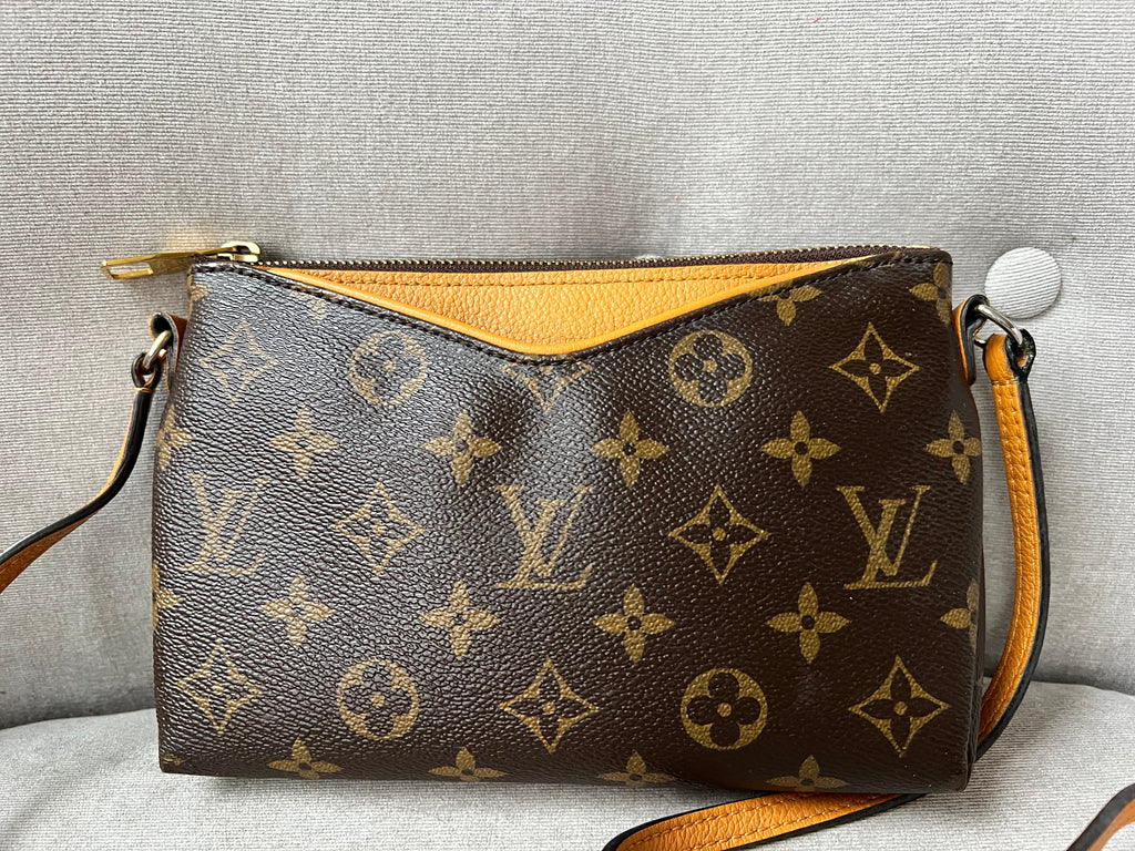 Louis Vuitton Monogram Safran Pallas Pochette