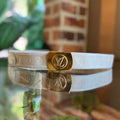 LOUIS VUITTON LV Cut Monogram Canvas Belt SZ90/36(8US)
