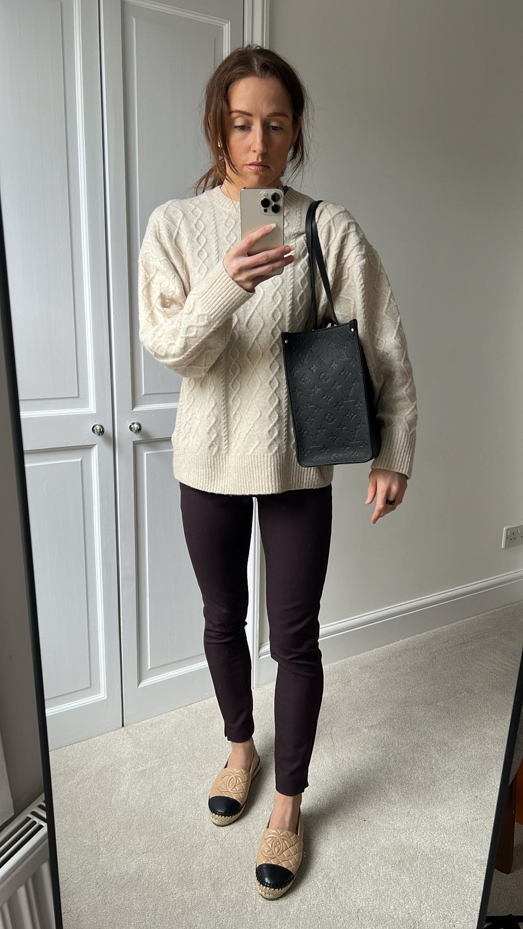Louis Vuitton On the Go MM Black Empreinte (RRP £2,250)