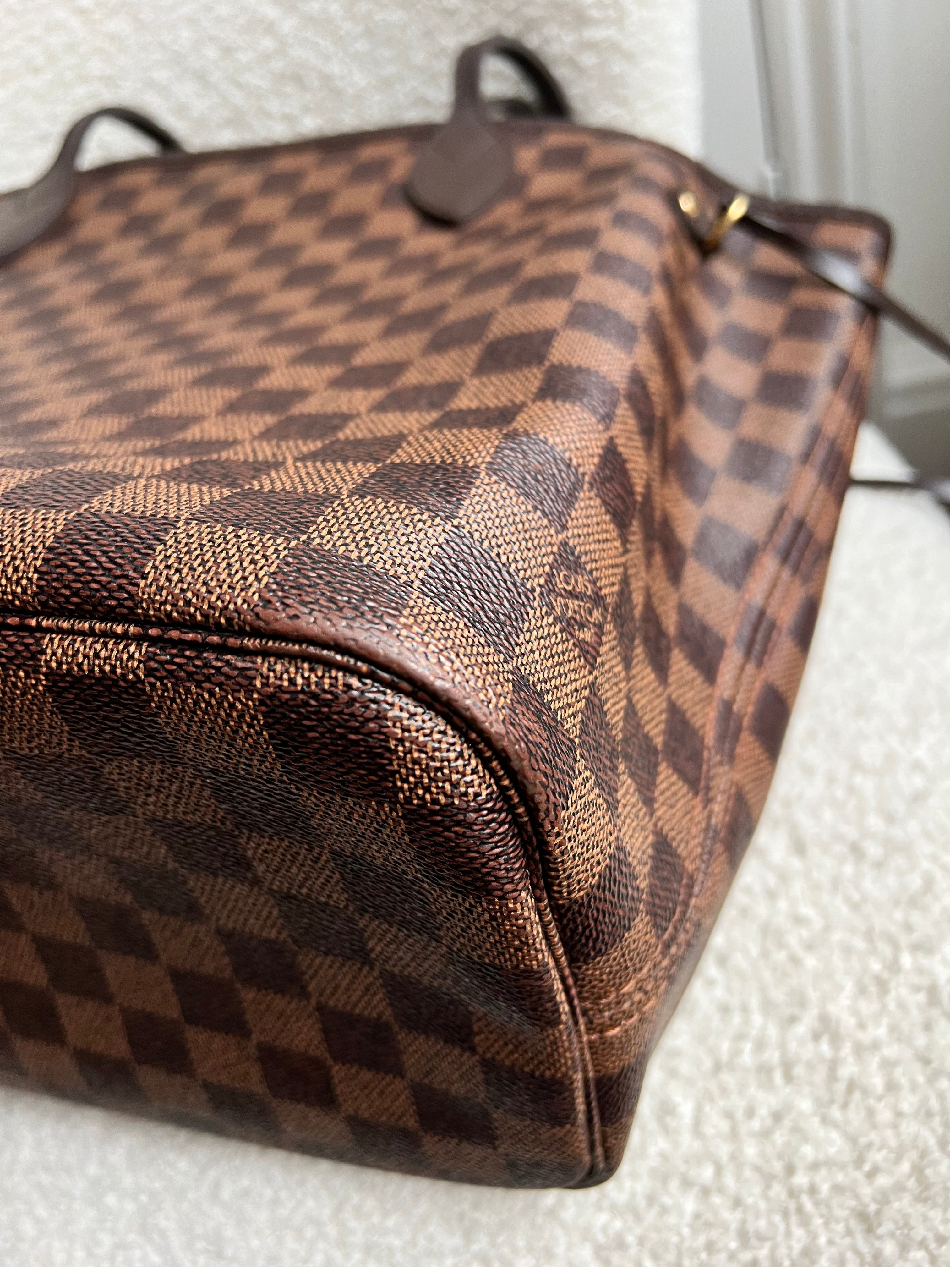 Louis Vuitton Neverfull MM Damier Ebene Cherry Interior (RRP £1,410)