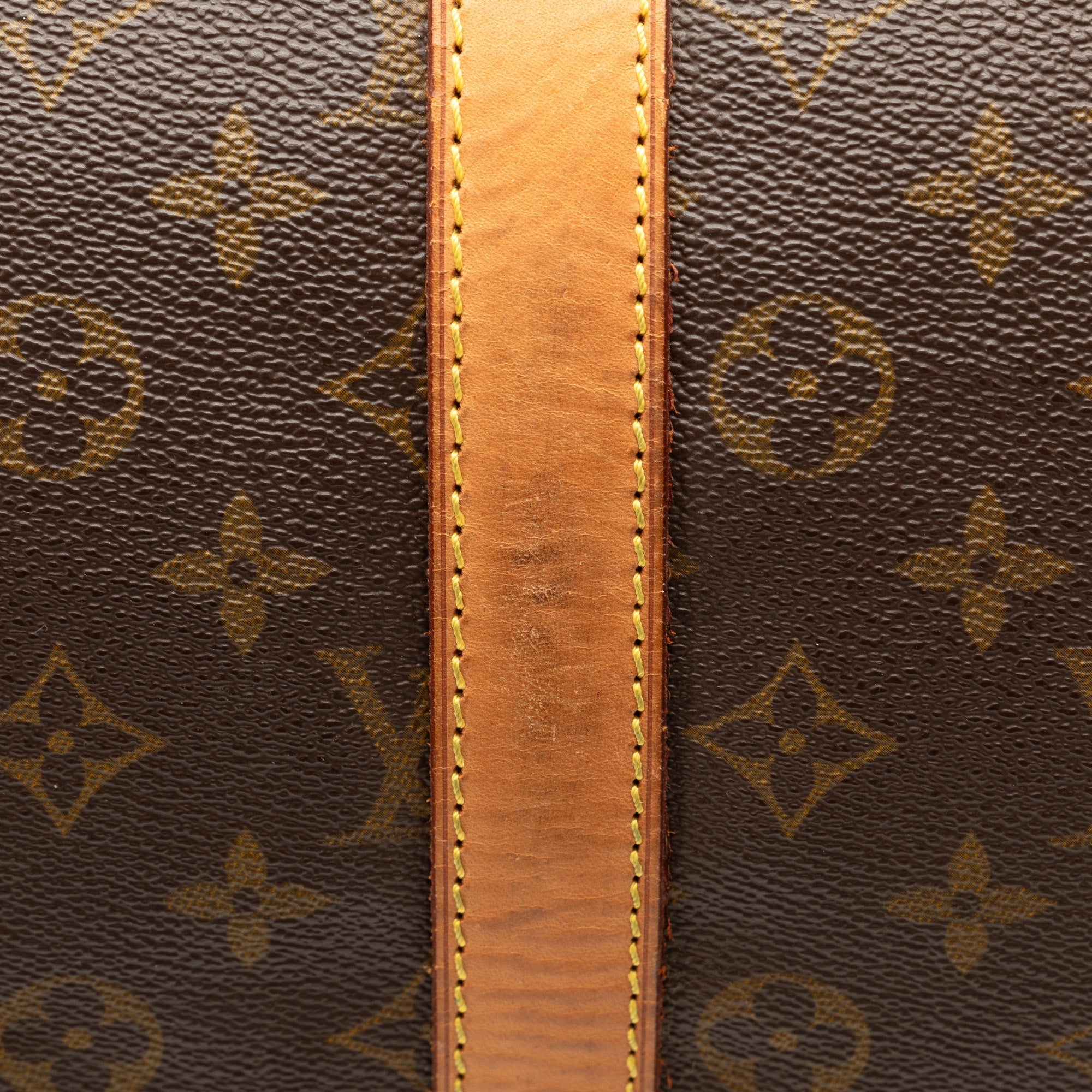 Brown Louis Vuitton Monogram Keepall 55 Travel Bag