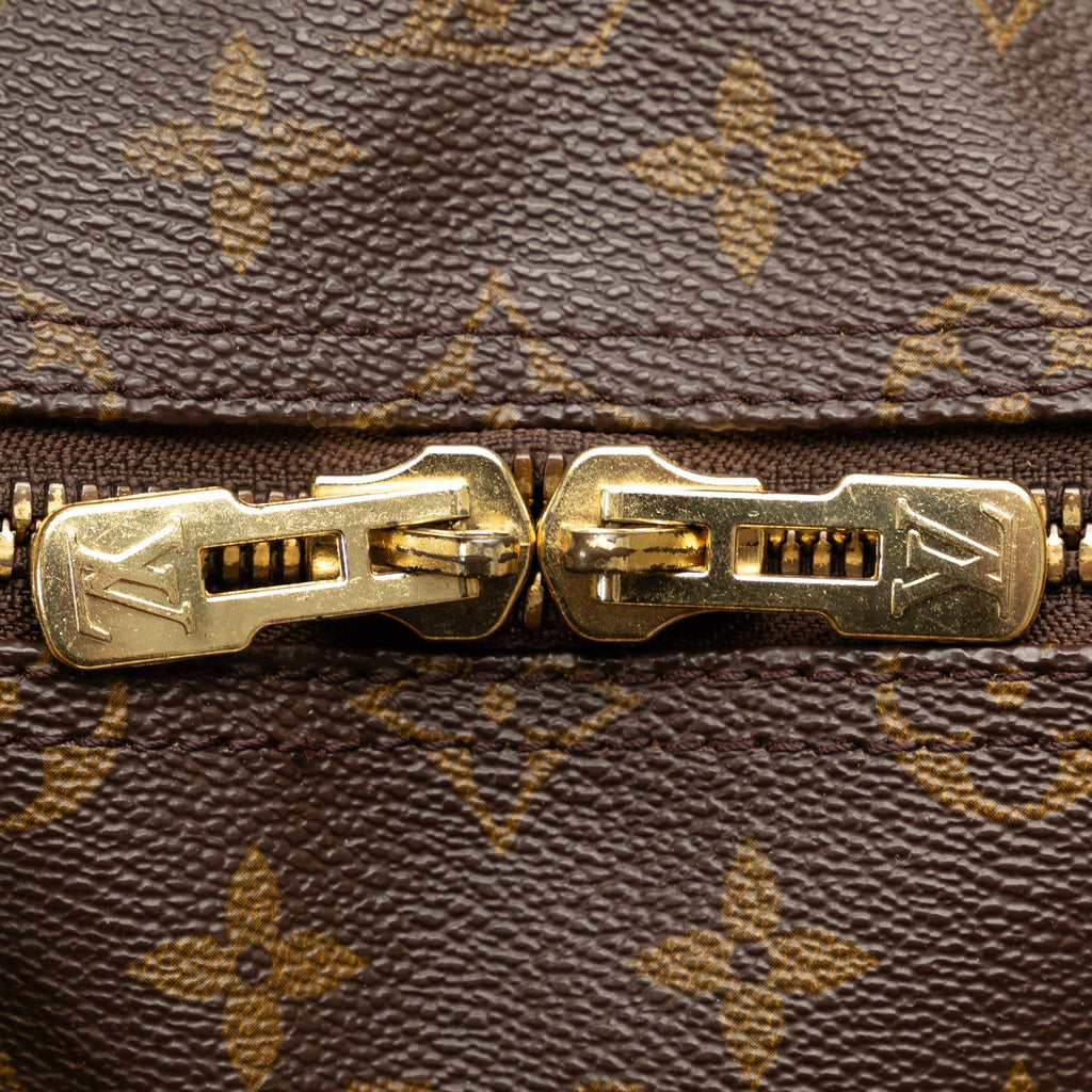 Brown Louis Vuitton Monogram Keepall 55 Travel Bag