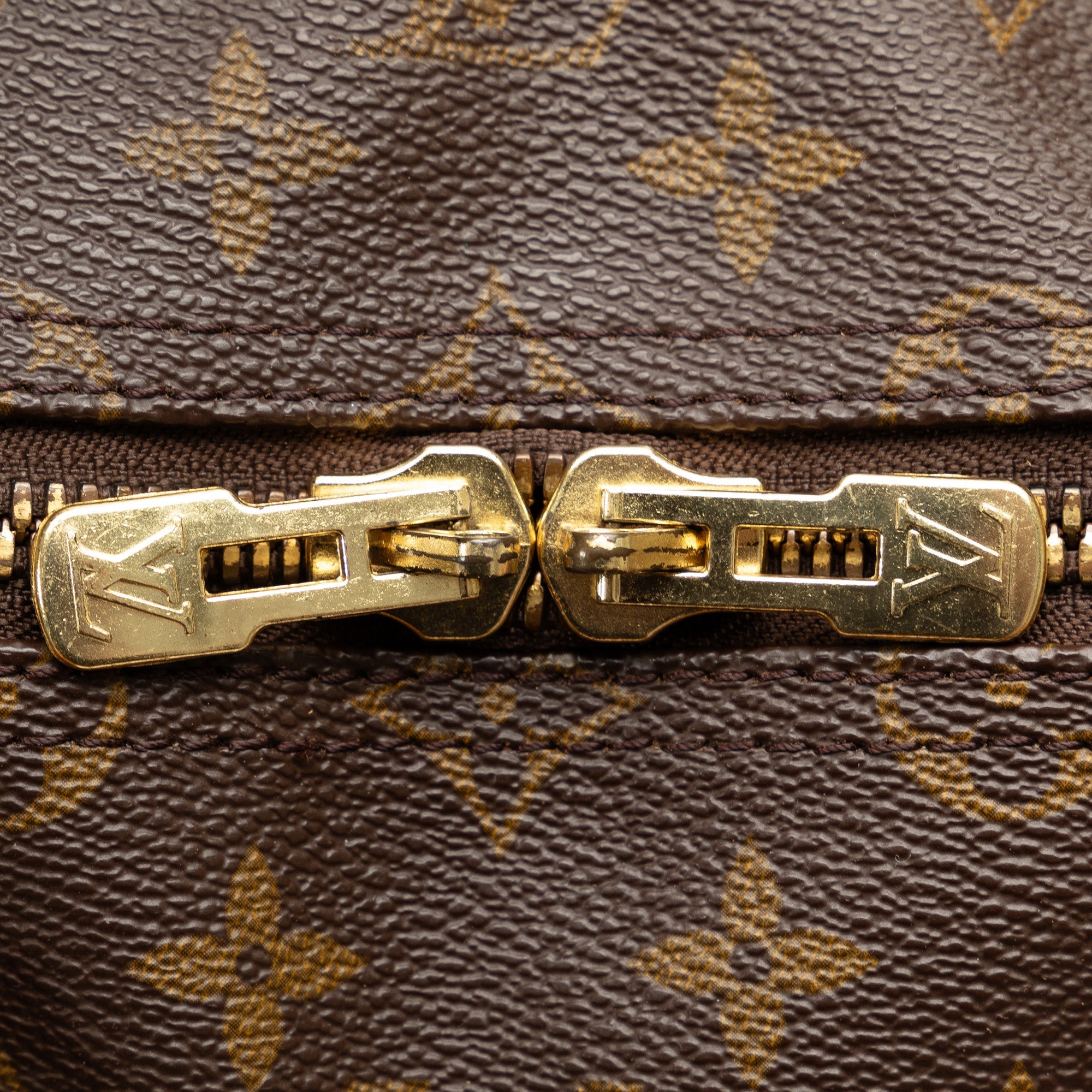 Brown Louis Vuitton Monogram Keepall 55 Travel Bag