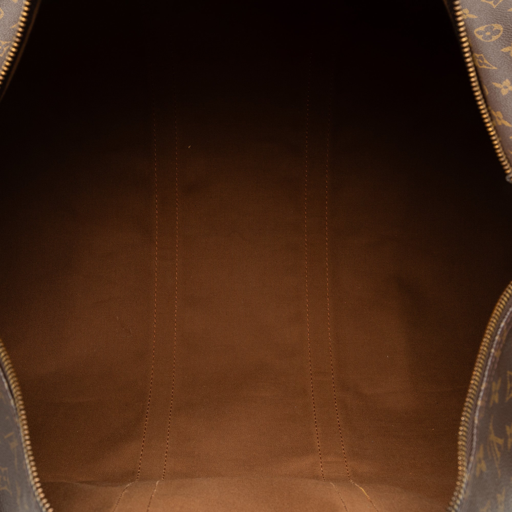 Brown Louis Vuitton Monogram Keepall 55 Travel Bag