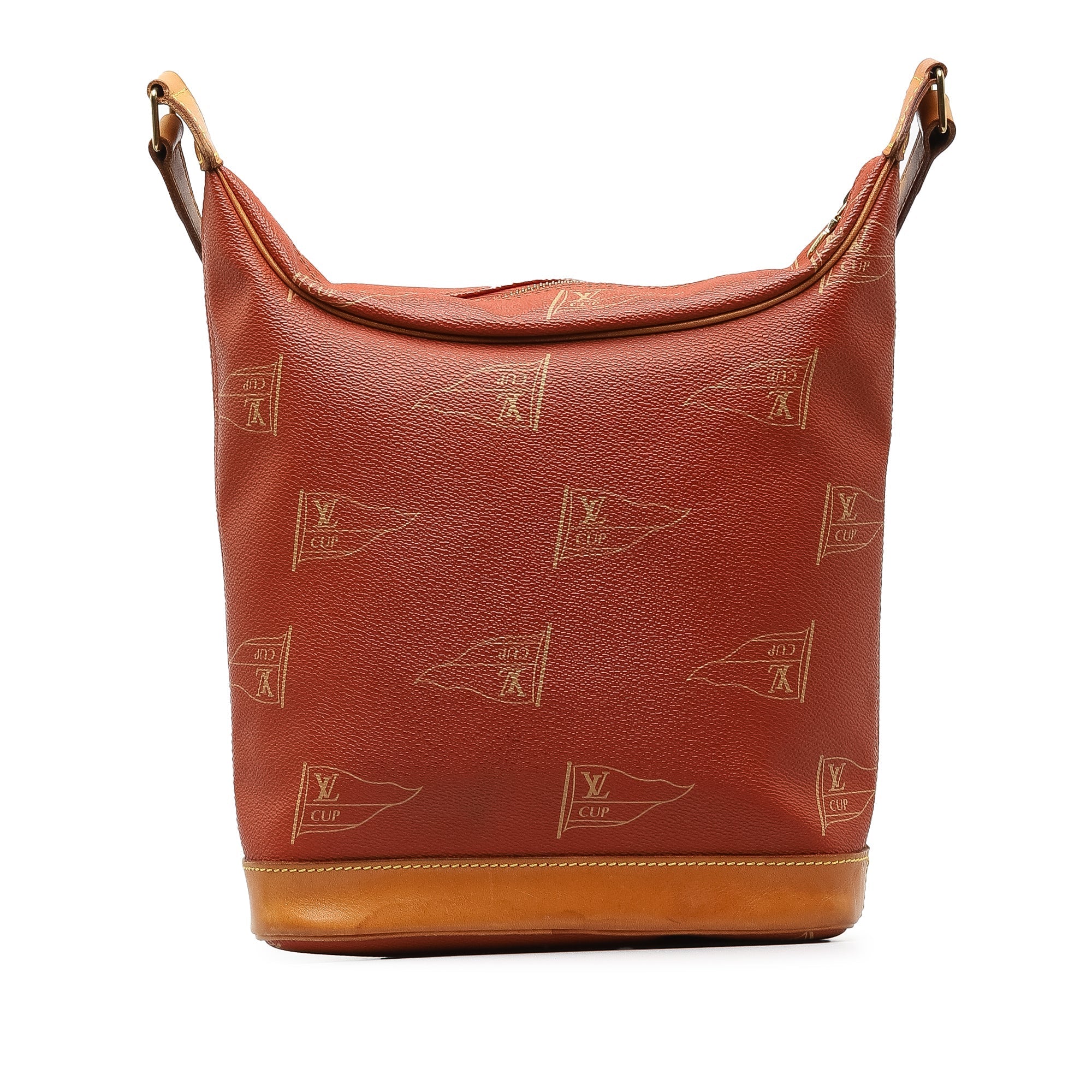 Red Louis Vuitton 1995 Americas Cup Touquet Bag