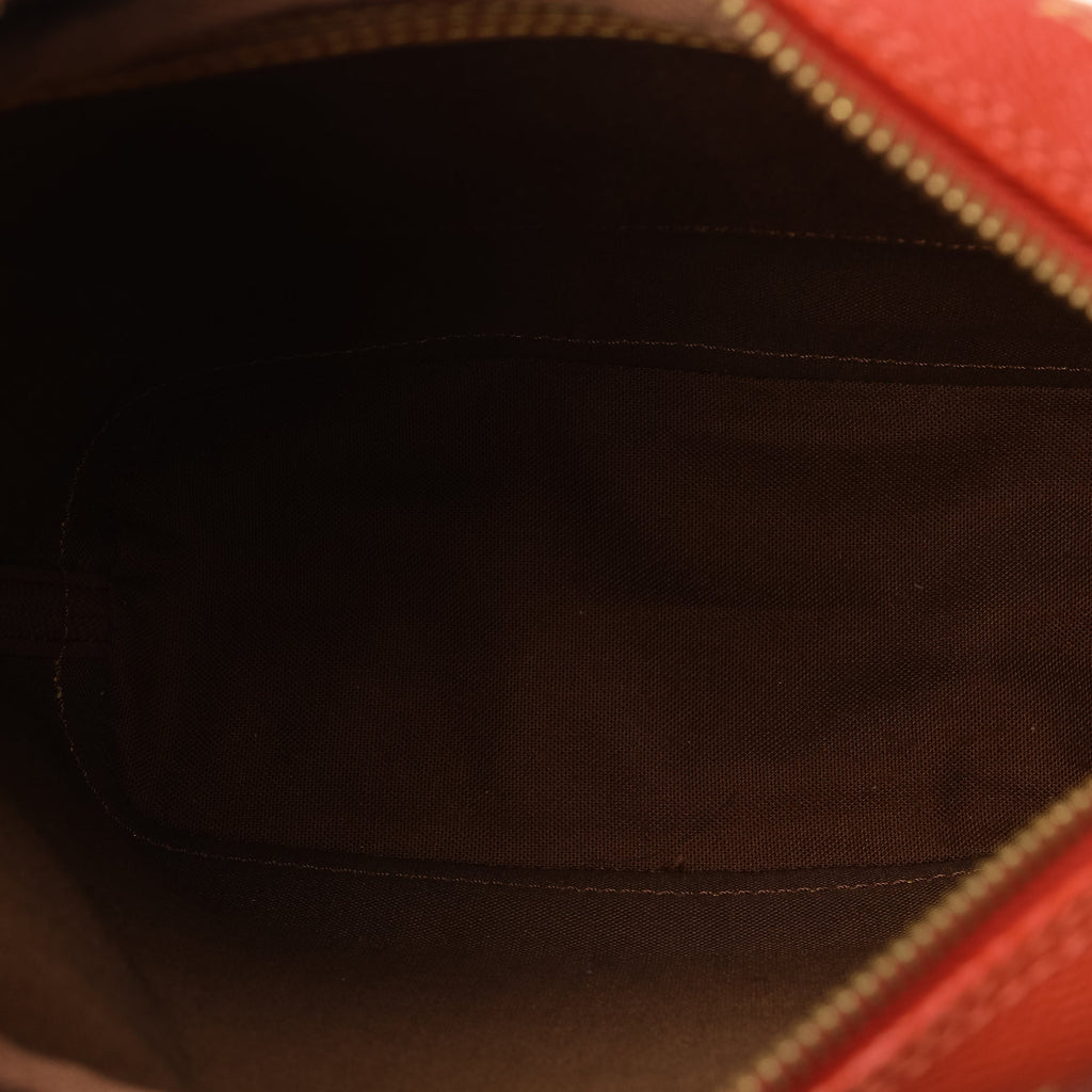 Red Louis Vuitton 1995 Americas Cup Touquet Bag