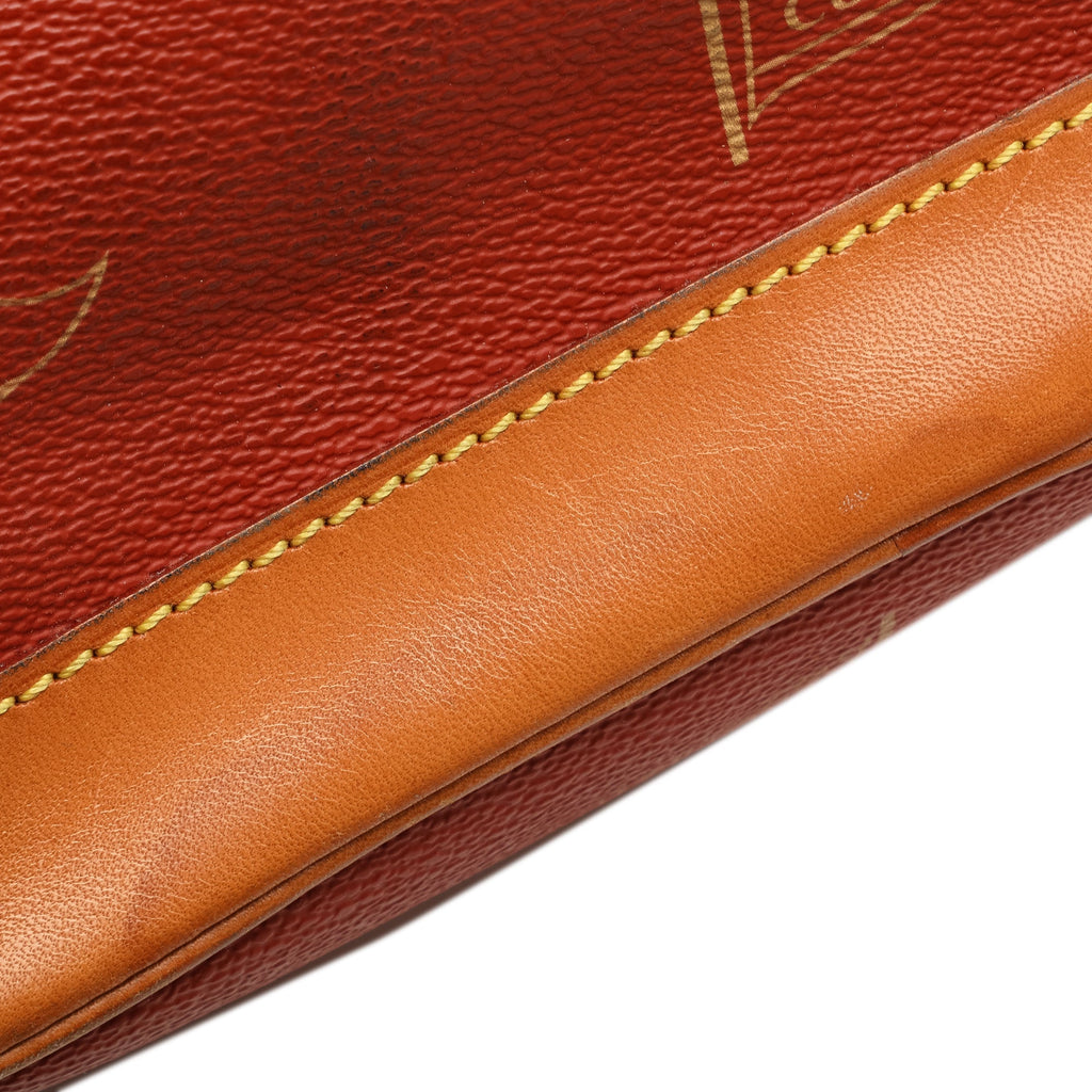Red Louis Vuitton 1995 Americas Cup Touquet Bag