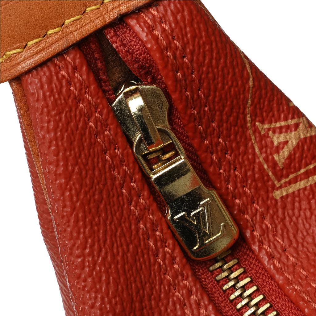 Red Louis Vuitton 1995 Americas Cup Touquet Bag