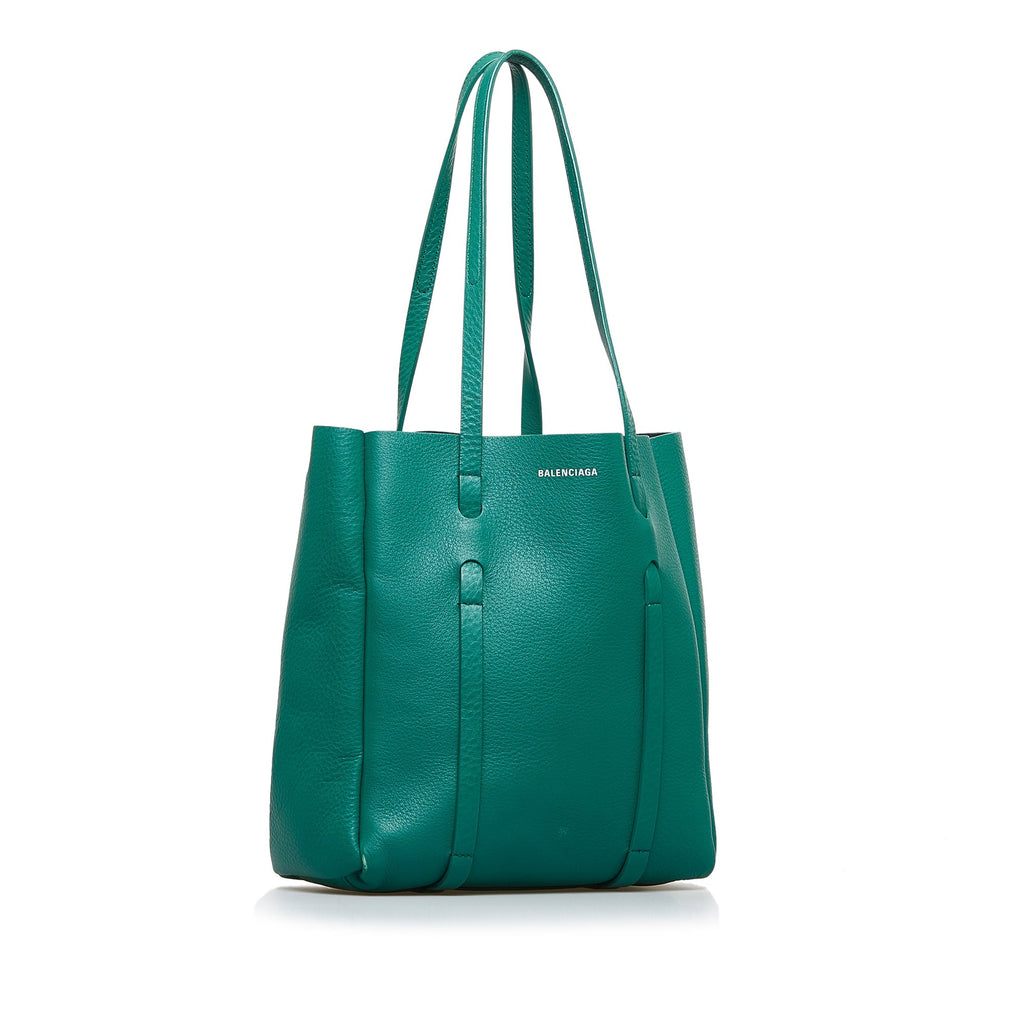 Green Balenciaga XS Everyday Tote Satchel