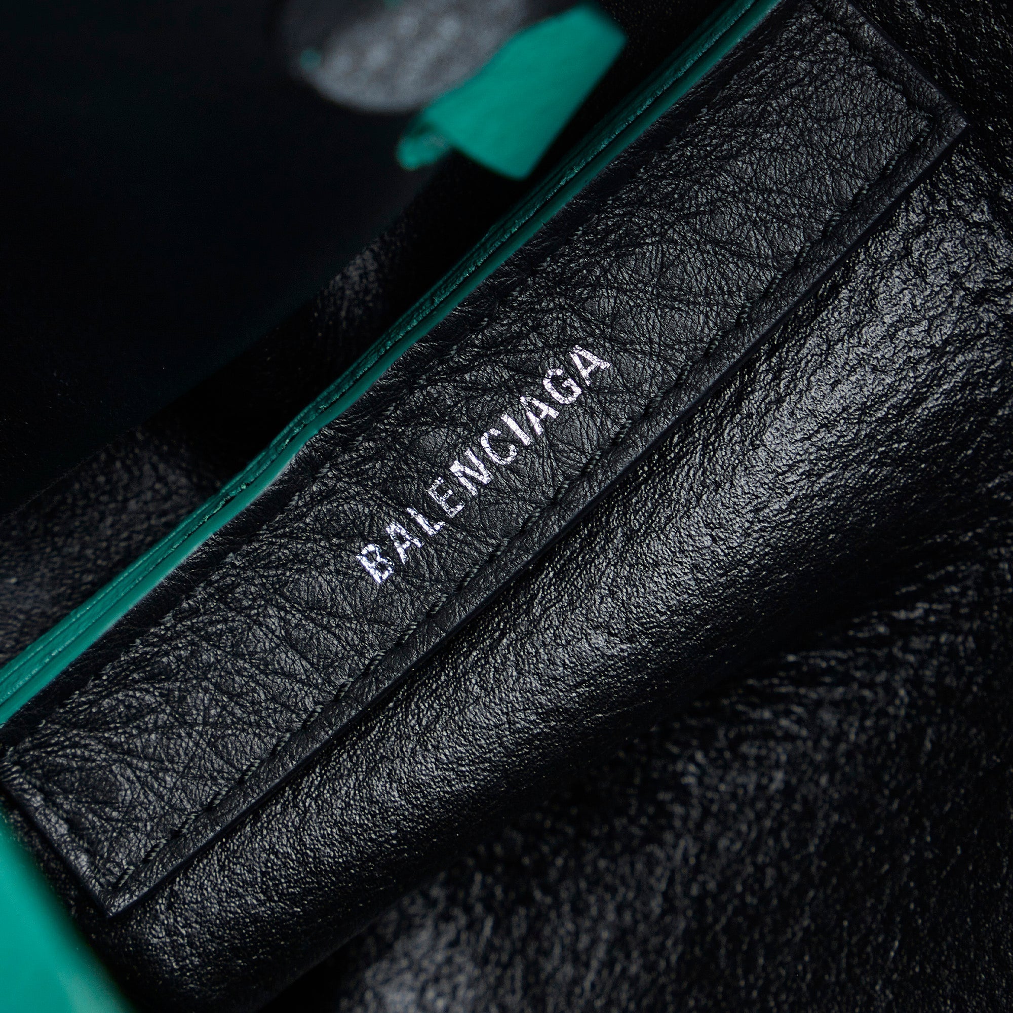 Green Balenciaga XS Everyday Tote Satchel