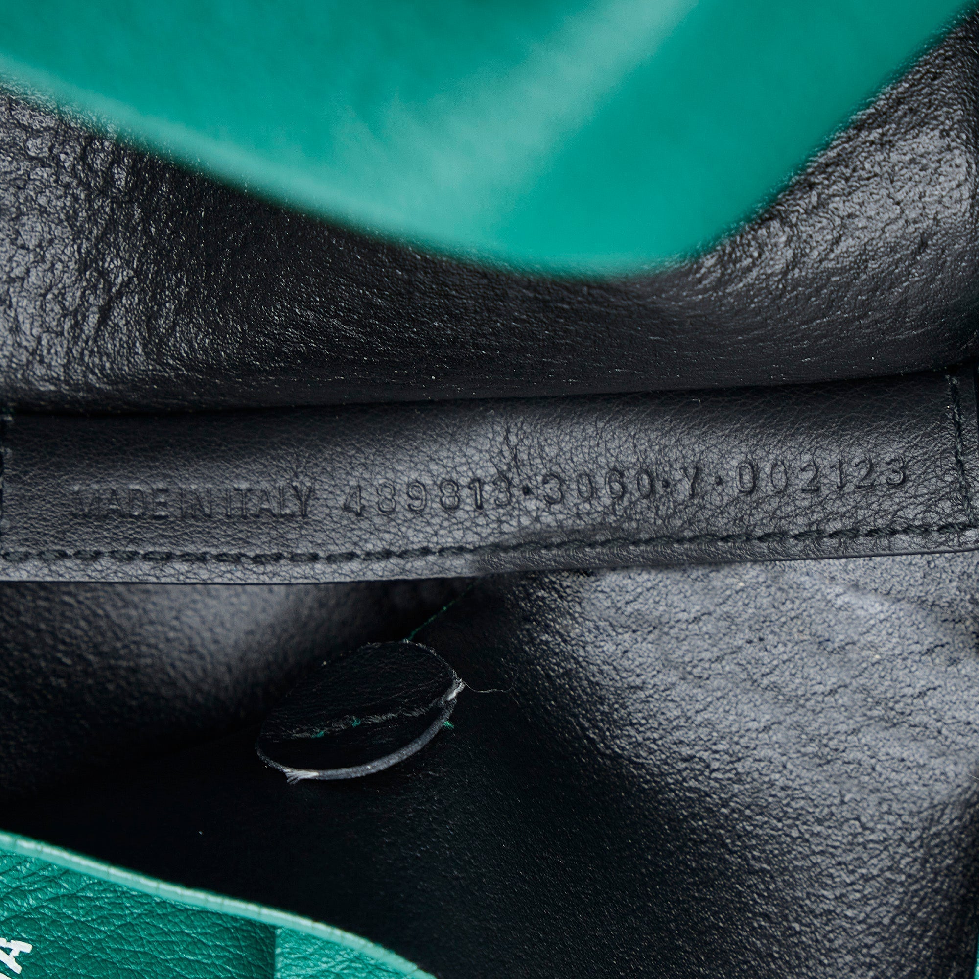 Green Balenciaga XS Everyday Tote Satchel