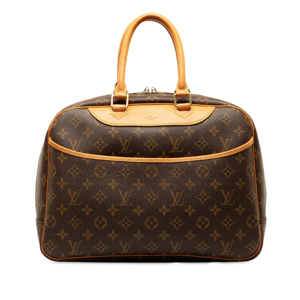 Brown Louis Vuitton Monogram Deauville Handbag