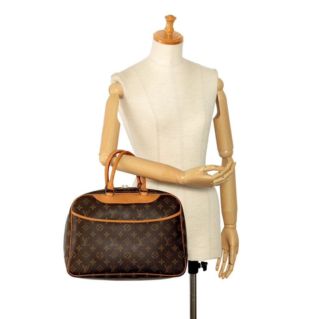 Brown Louis Vuitton Monogram Deauville Handbag