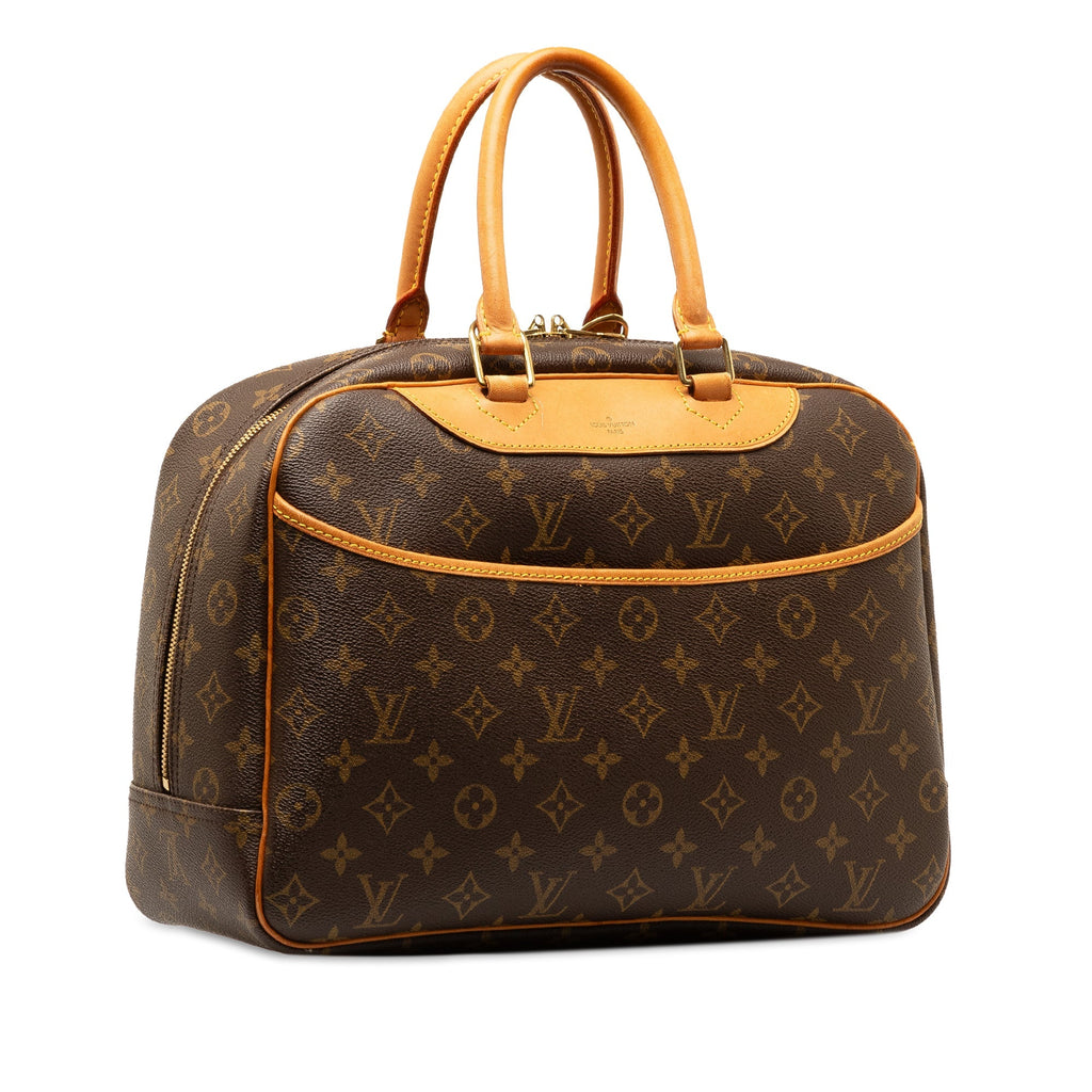 Brown Louis Vuitton Monogram Deauville Handbag