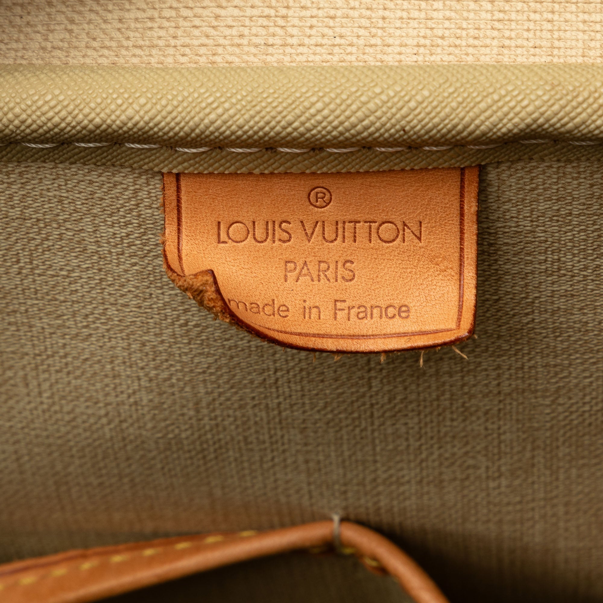 Brown Louis Vuitton Monogram Deauville Handbag