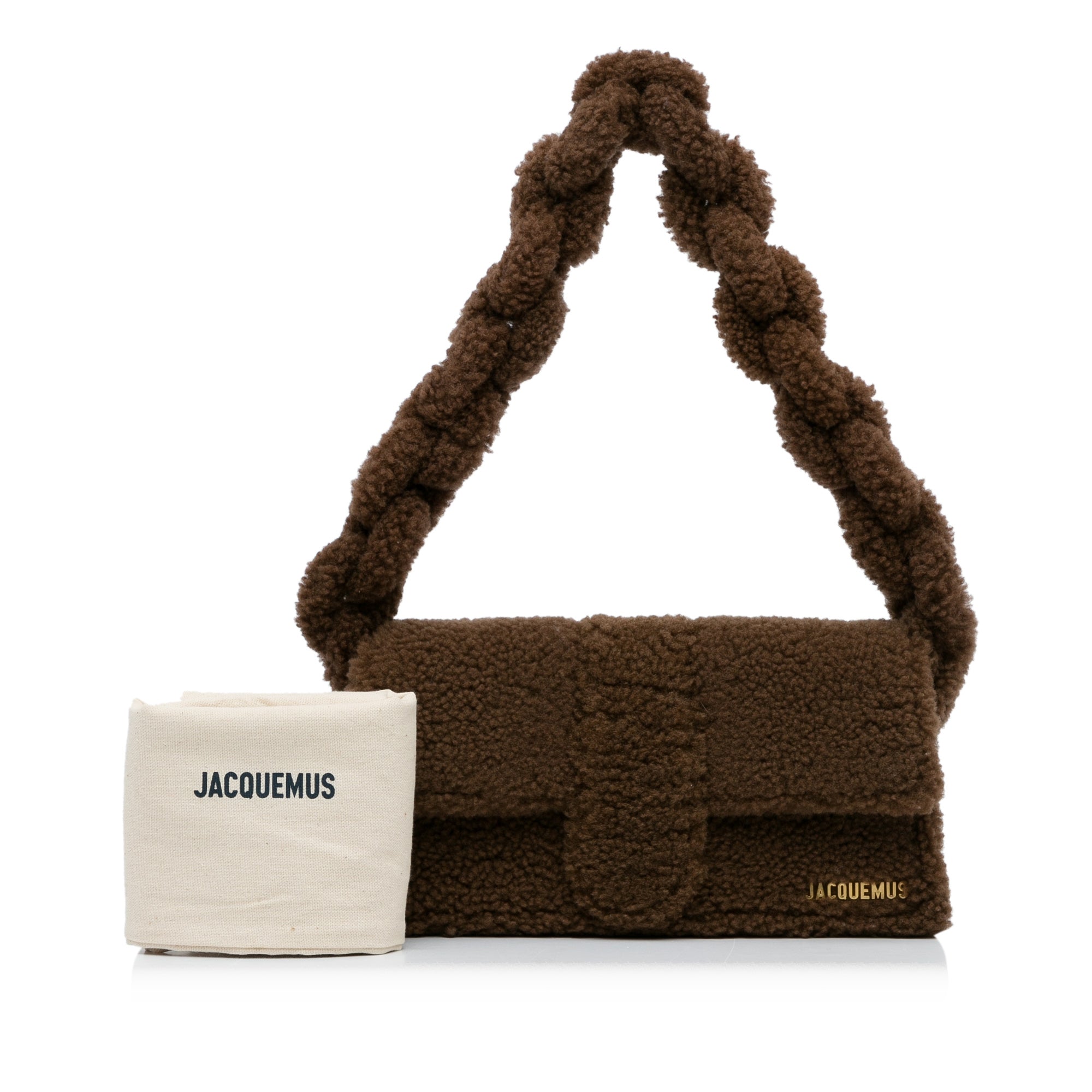 Jacquemus Le Bambidou Brown Shearling