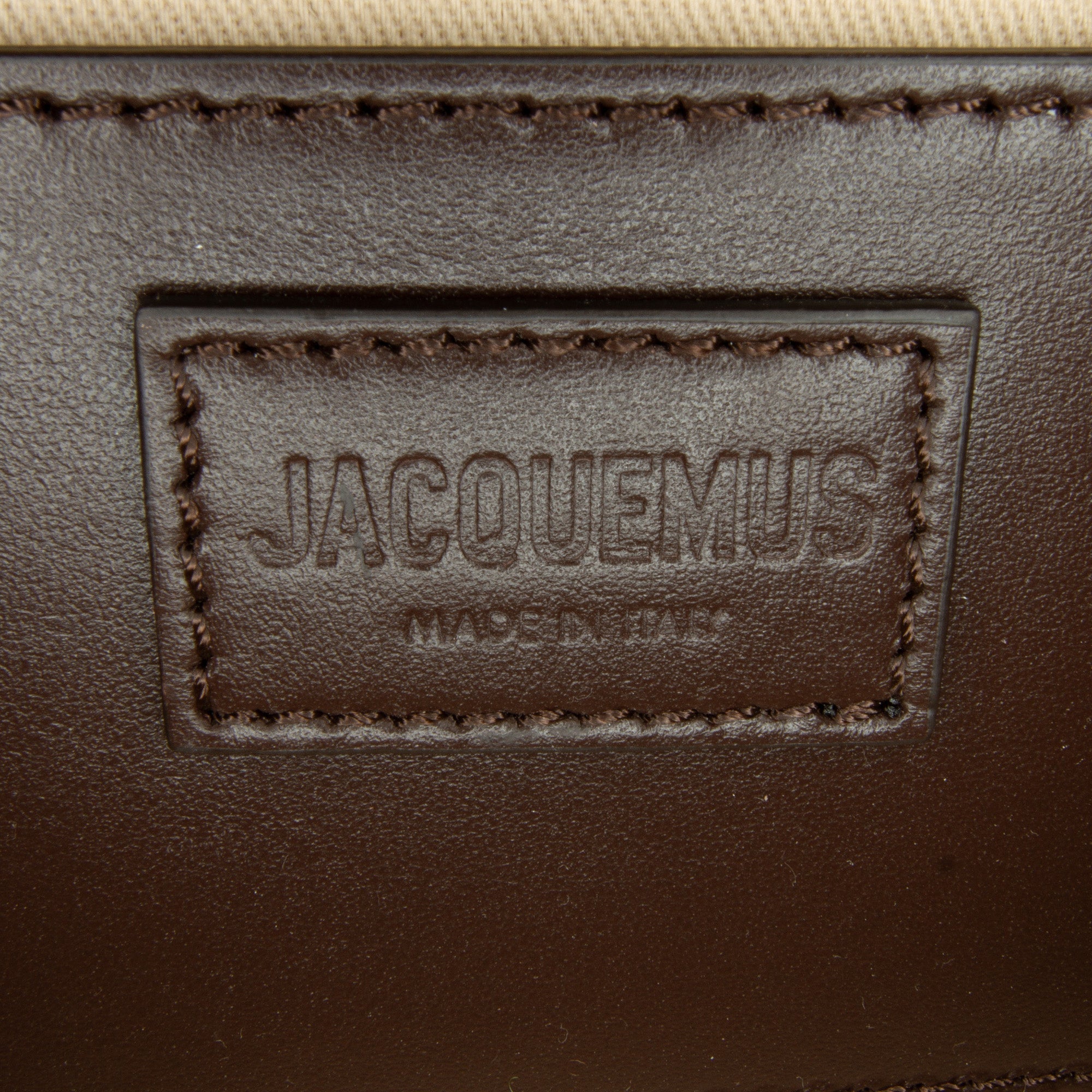 Jacquemus Le Bambidou Brown Shearling