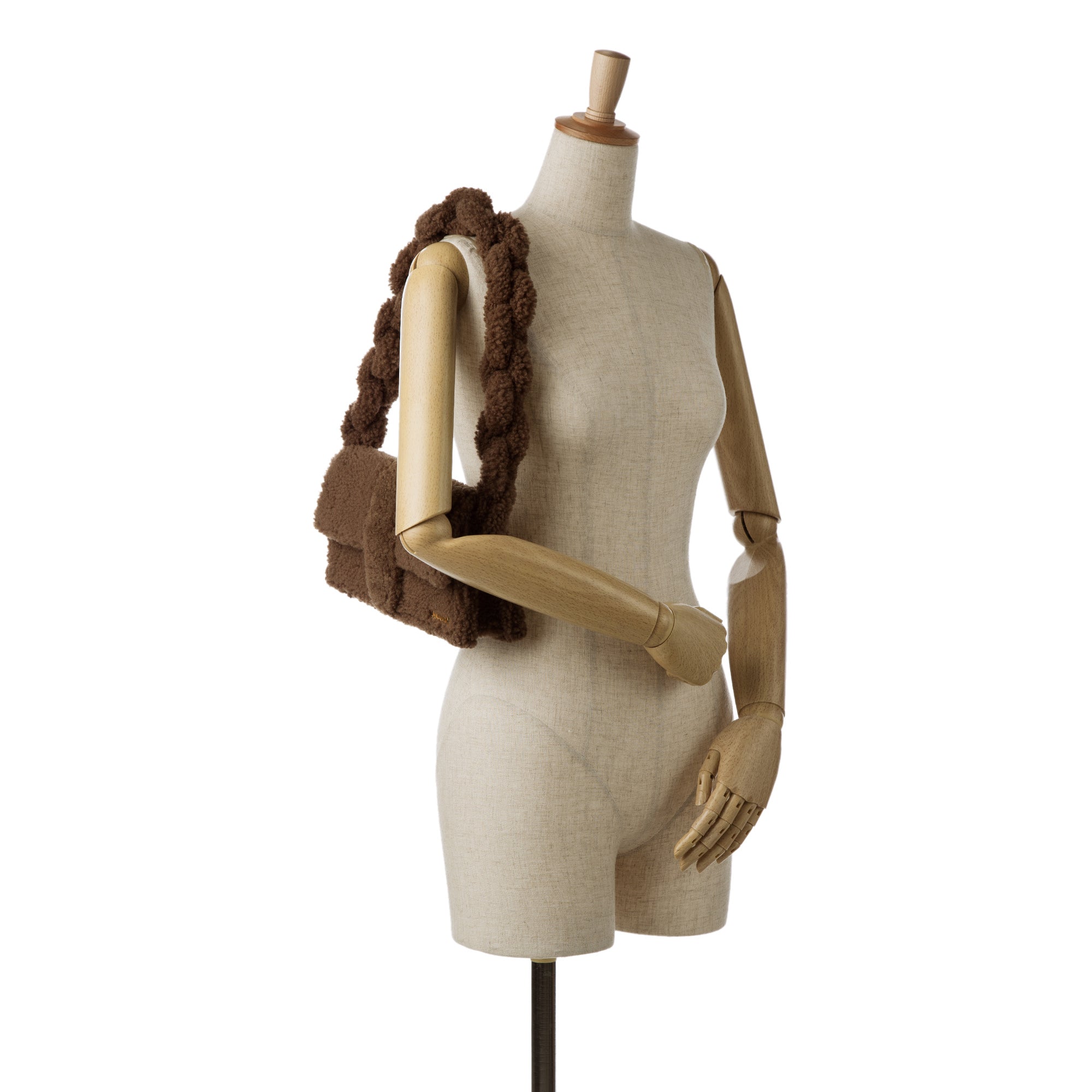 Jacquemus Le Bambidou Brown Shearling