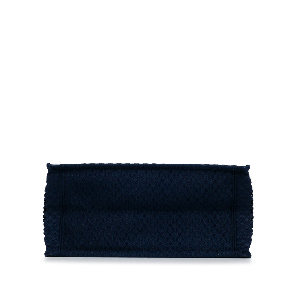 Dior Book Tote Medium Blue Mesh