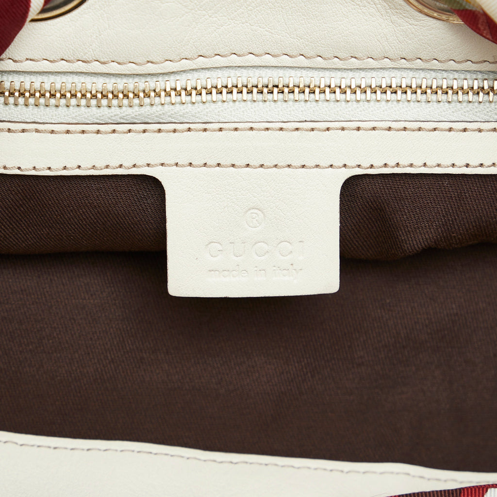 Gucci Positano Tote Bag Brown GG Canvas