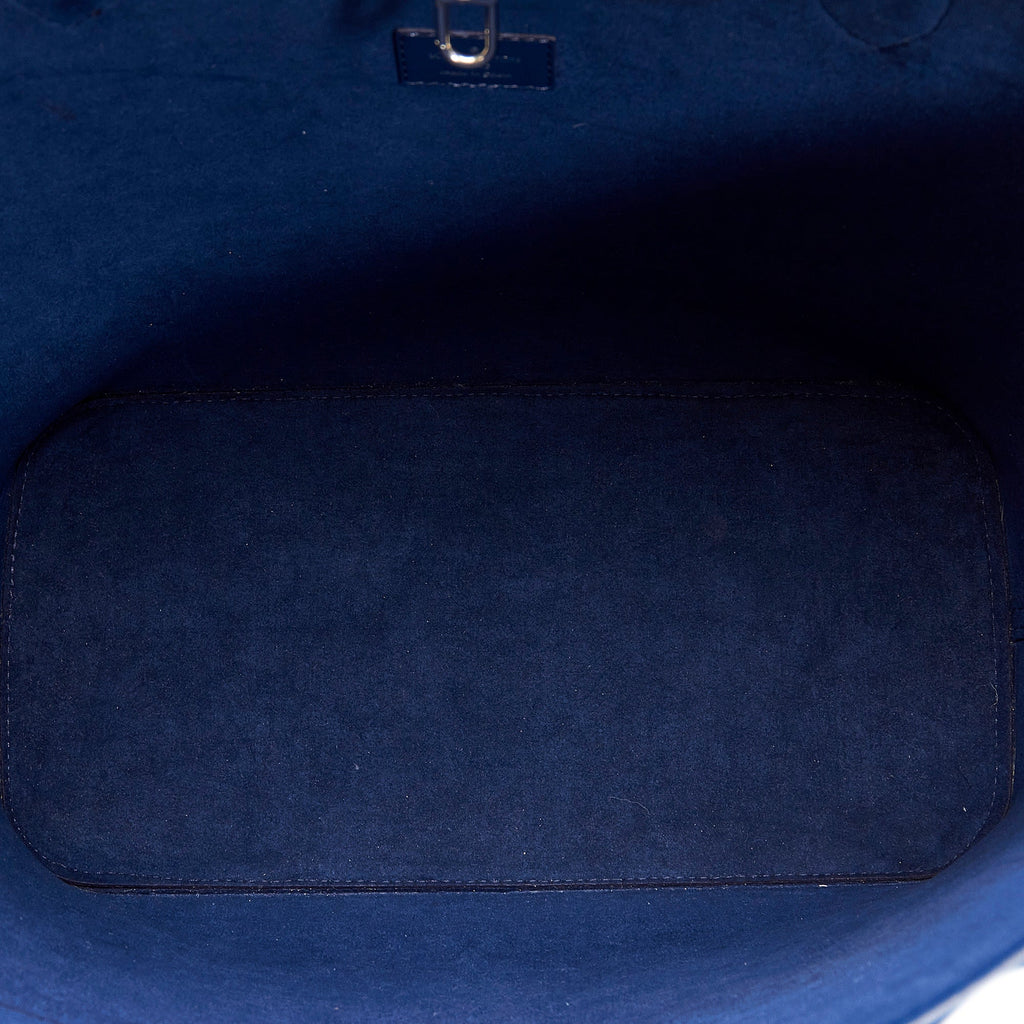 Louis Vuitton Neverfull MM Blue Epi