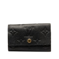 Black Louis Vuitton Monogram Empreinte 6 Key Holder